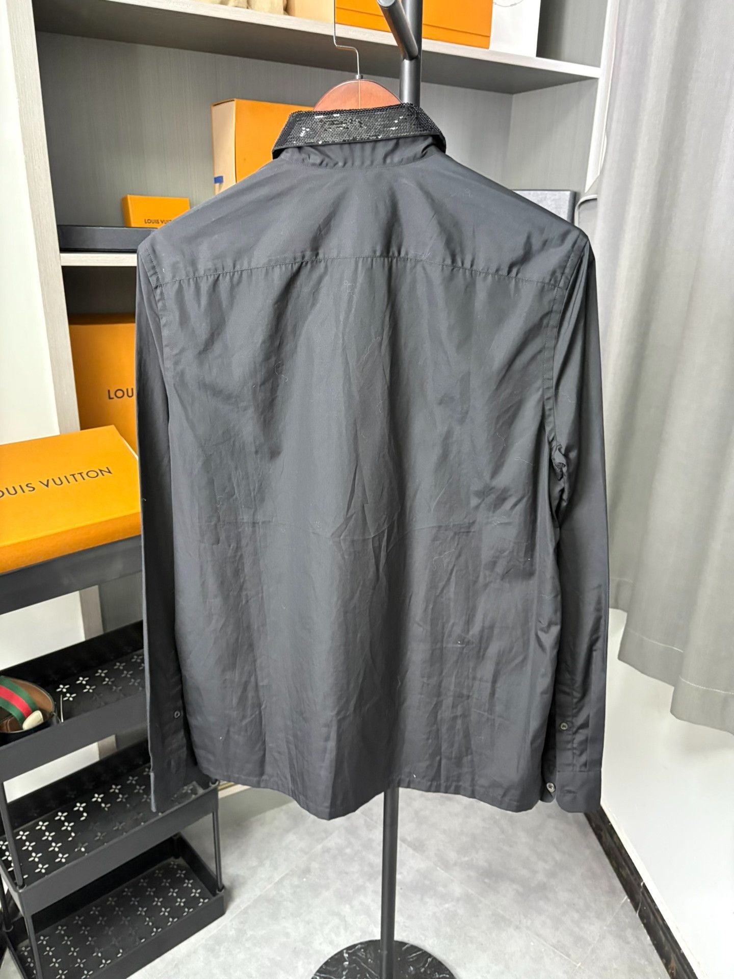 Prada Prada Black Shirt 40 Men Size US M / EU 48-50 / 2 - 4 Thumbnail