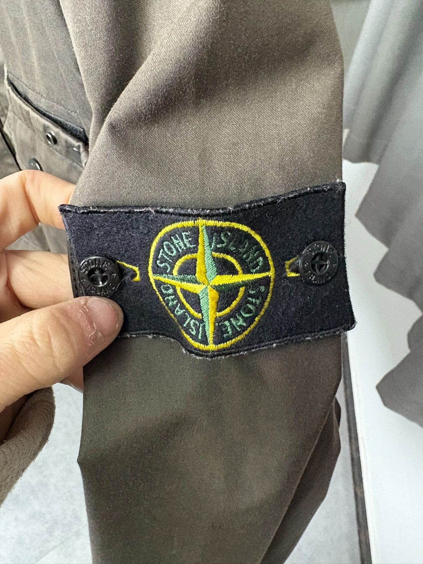 Stone Island Stone Island Washed Gray Light Jacket XL Men Size US XL / EU 56 / 4 - 3 Thumbnail