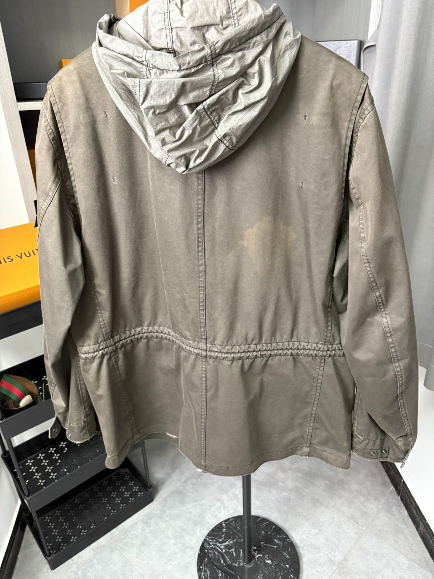 Stone Island Stone Island Washed Gray Light Jacket XL Men Size US XL / EU 56 / 4 - 4 Thumbnail