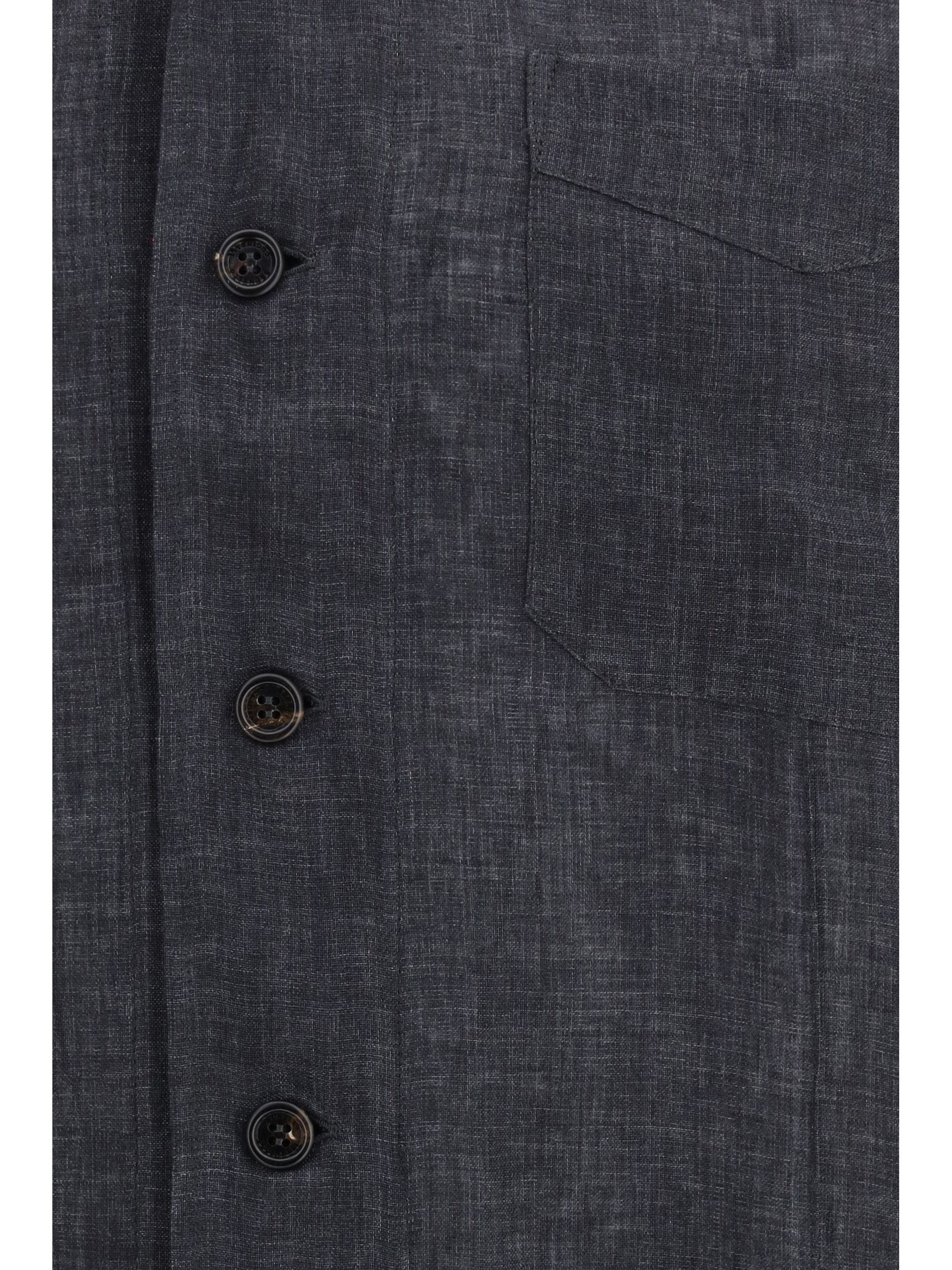 Brunello Cucinelli Easy Fit linen Shirt Size US XL / EU 56 / 4 - 3 Thumbnail