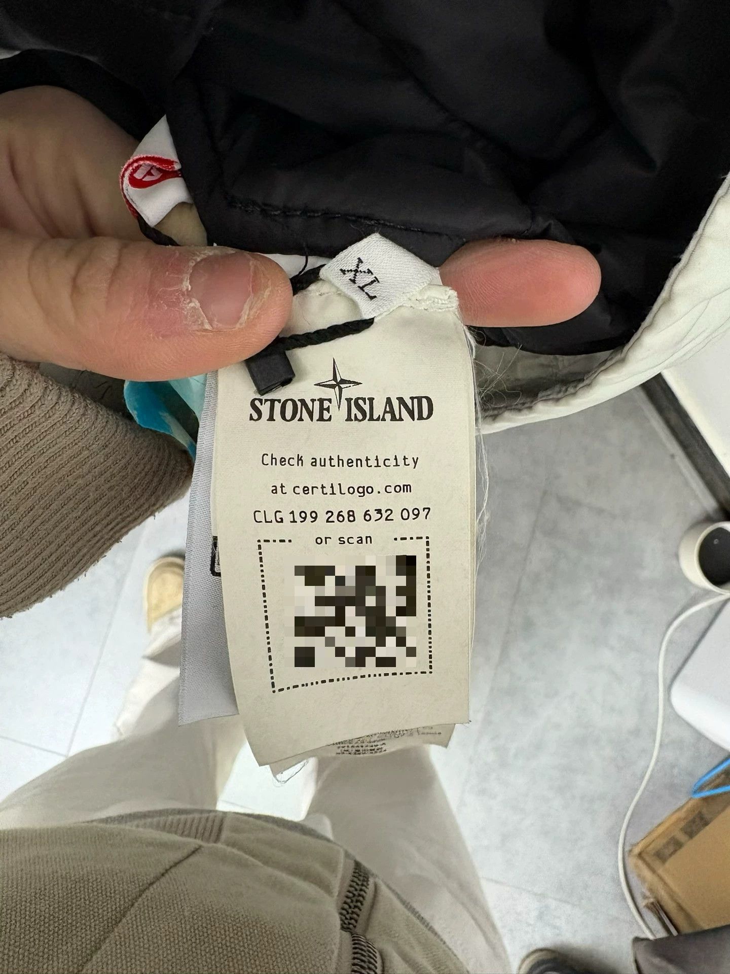 Stone Island Stone Island Cotton White Heavy Coat XL Men Size US XL / EU 56 / 4 - 6 Thumbnail
