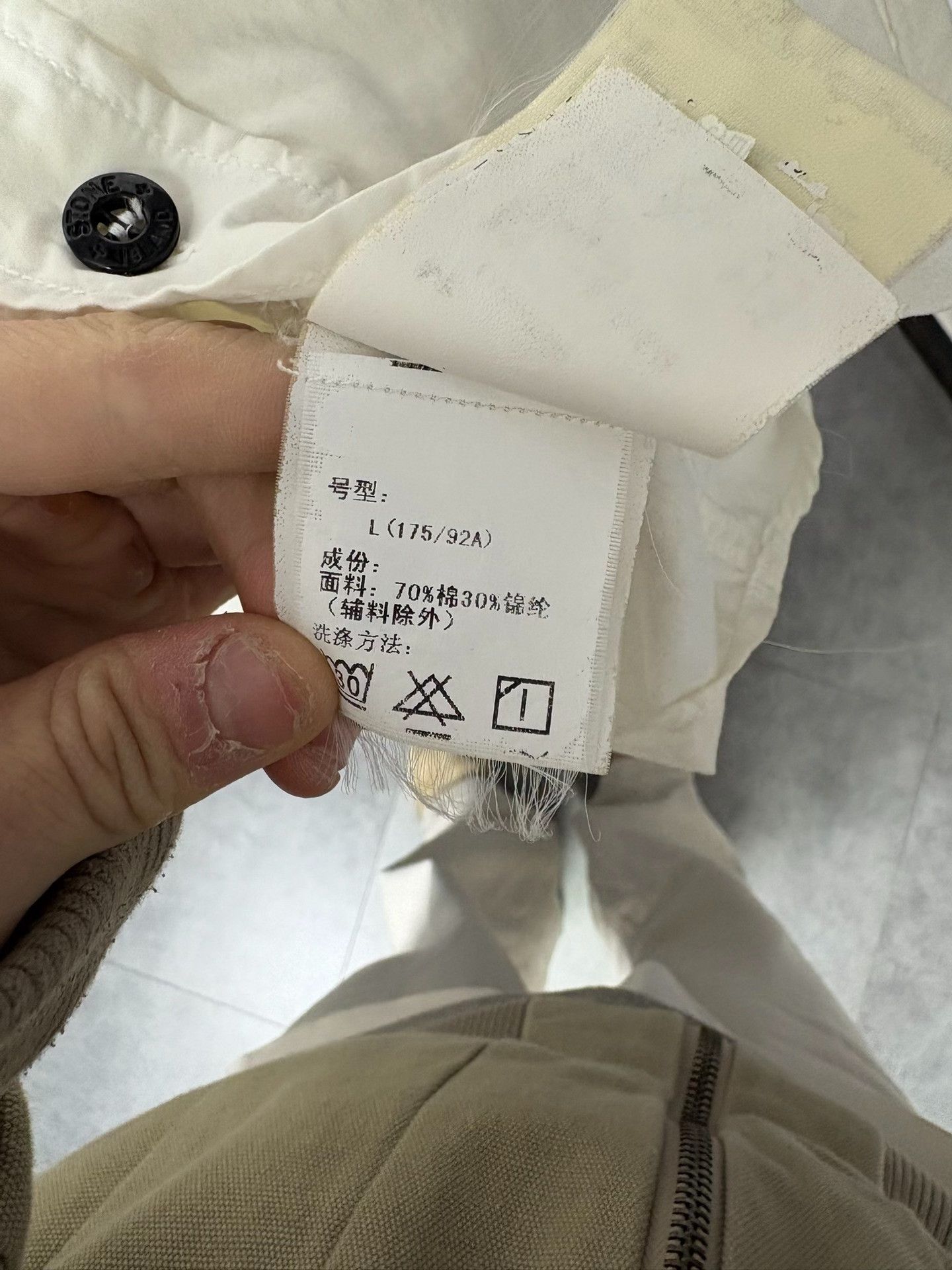 Stone Island Stone Island White Shirt L Men Size US L / EU 52-54 / 3 - 6 Thumbnail