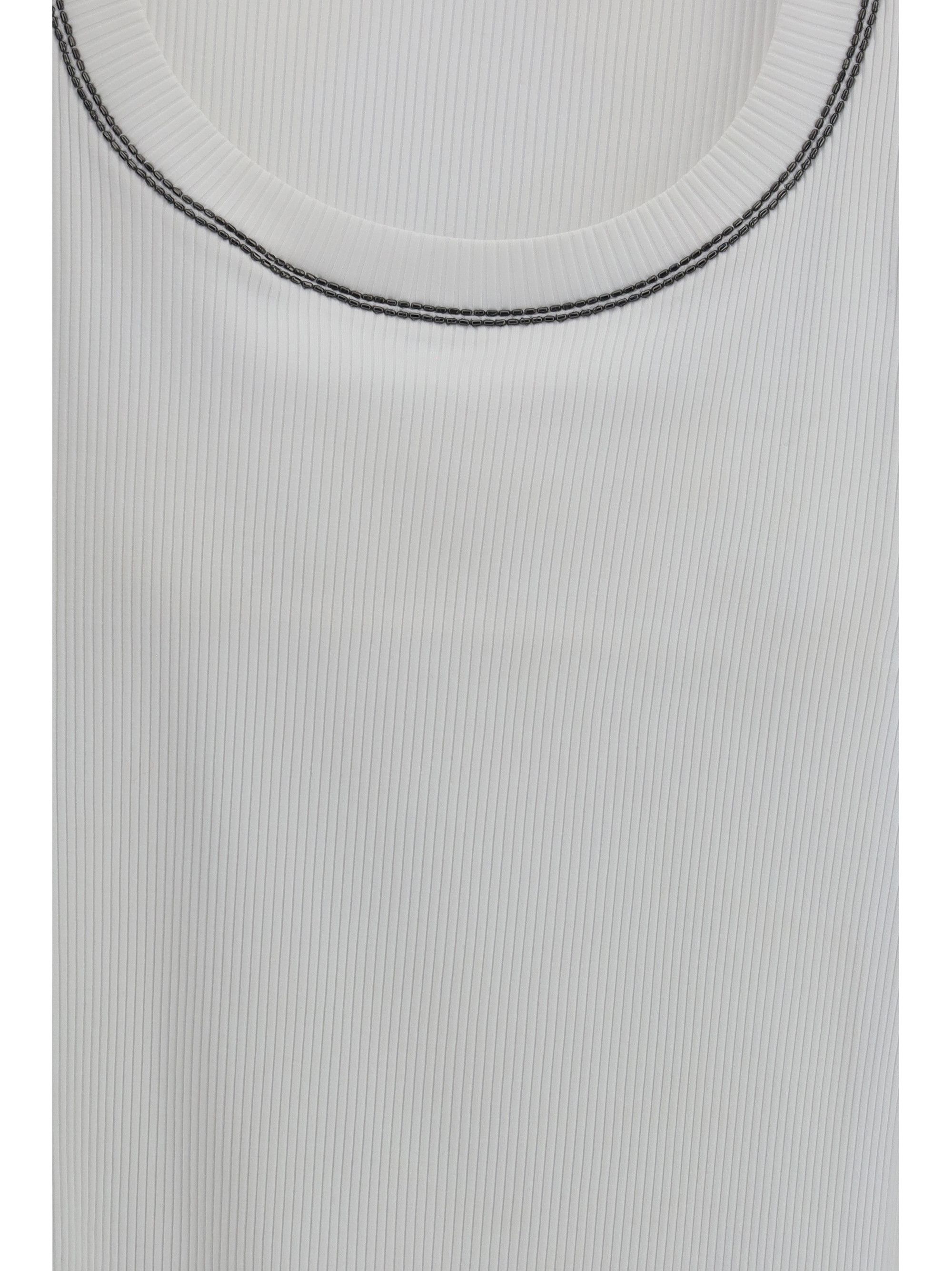 Brunello Cucinelli Top in cotton with crew neckline Size L / US 10 / IT 46 - 3 Thumbnail