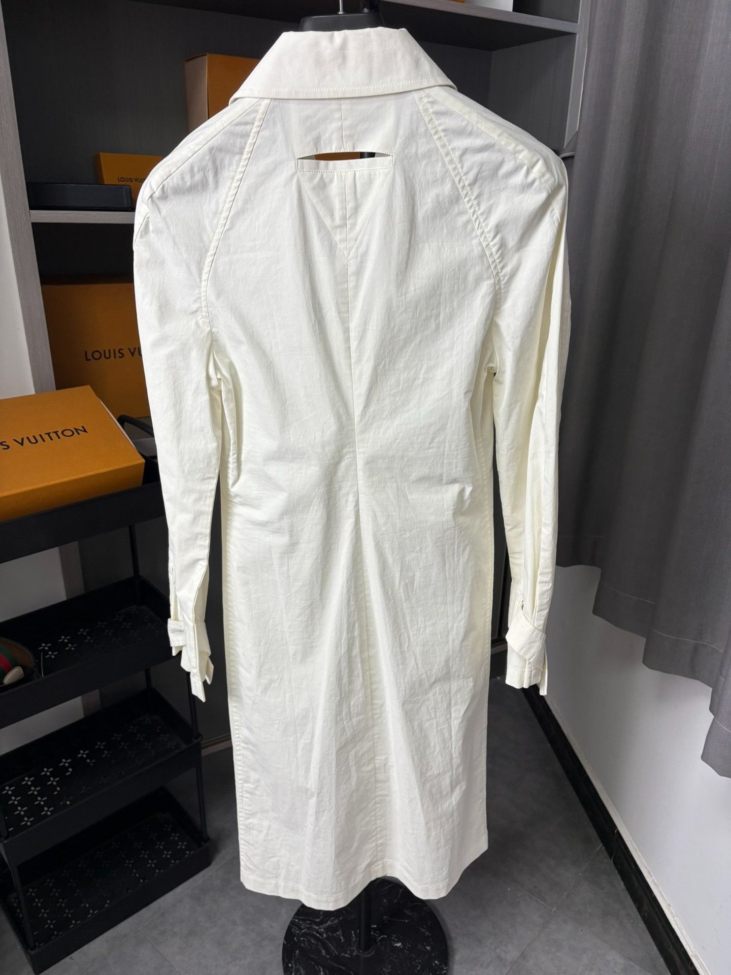 Bottega Veneta Bottega Veneta Long White Dress 36 Women Size S / US 4 / IT 40 - 3 Thumbnail