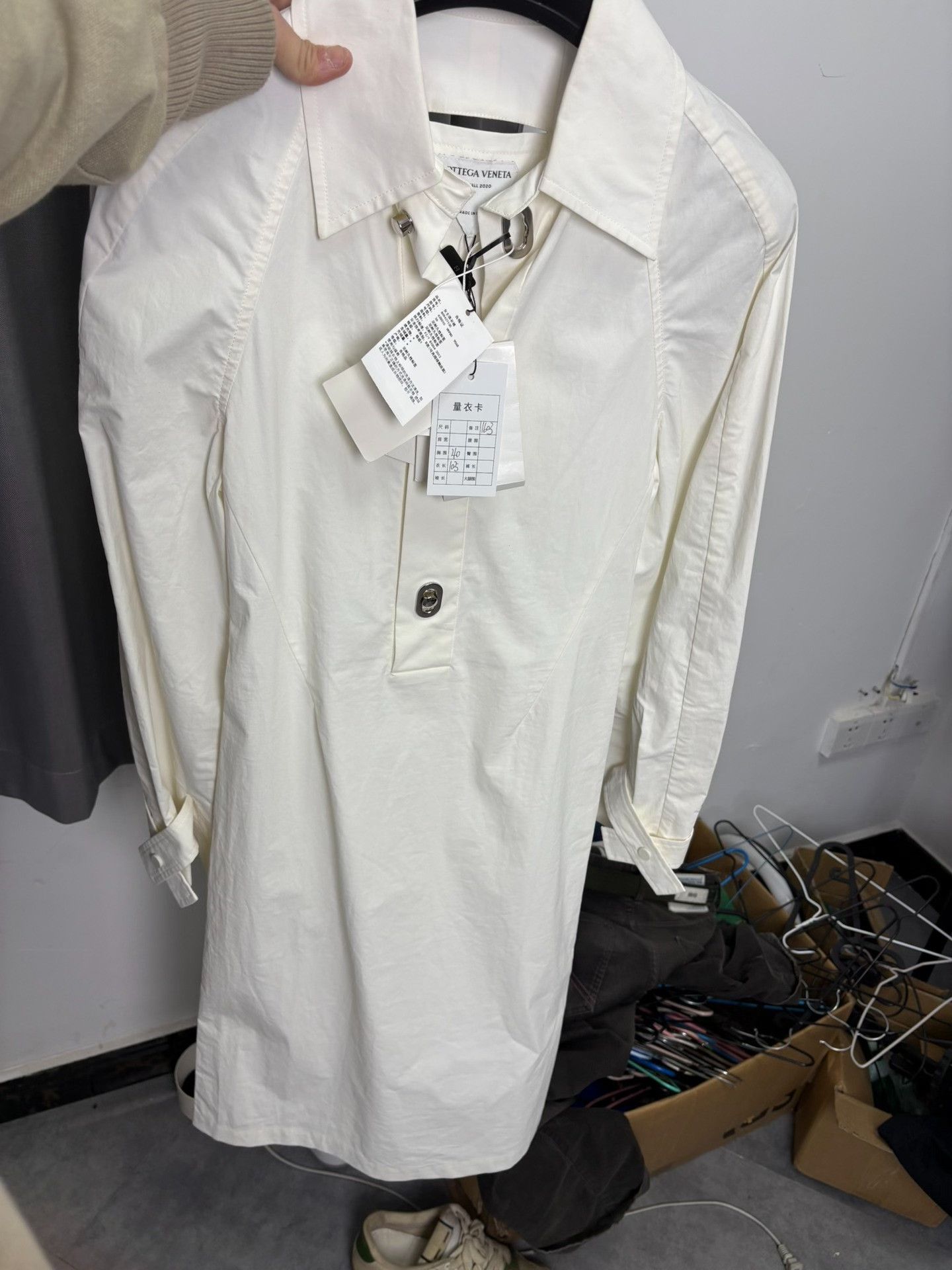 Bottega Veneta Bottega Veneta Long White Dress 36 Women Size S / US 4 / IT 40 - 7 Thumbnail
