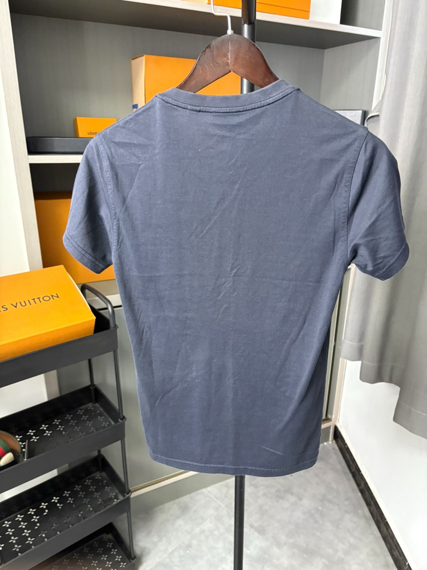 Burberry Burberry Embroidered Blue T-Shirt 2XS Men Size US XS / EU 42 / 0 - 5 Thumbnail