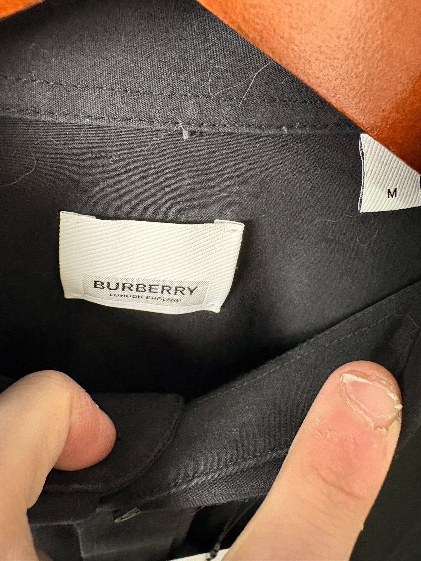 Burberry Burberry Cotton Black Shirt M Men Size US M / EU 48-50 / 2 - 4 Thumbnail
