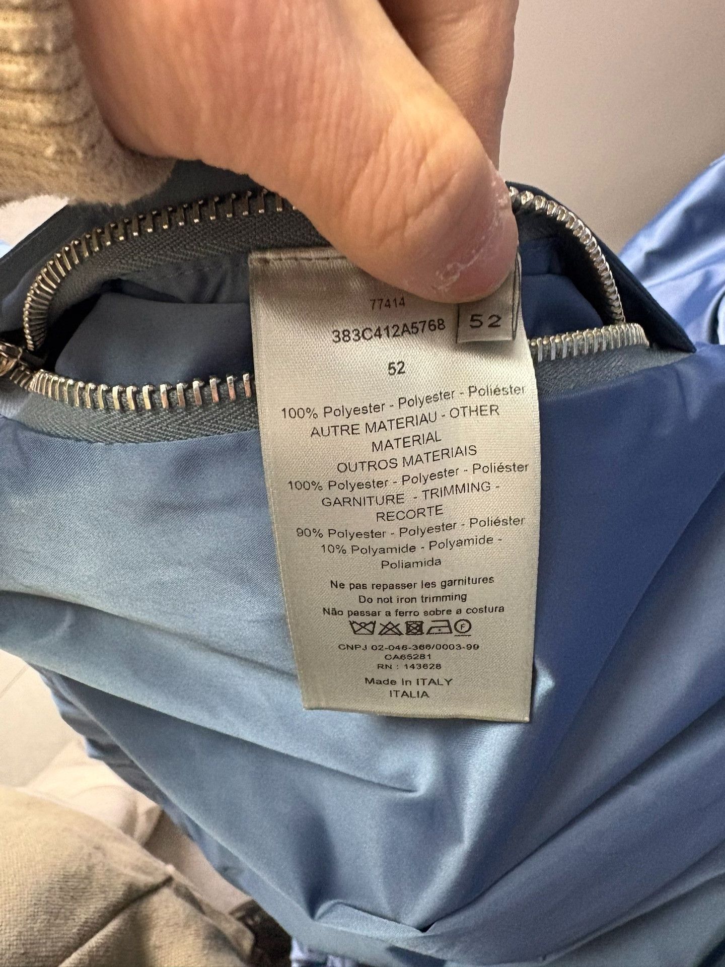 Dior Dior Blue Light Jacket M Men Size US M / EU 48-50 / 2 - 6 Thumbnail