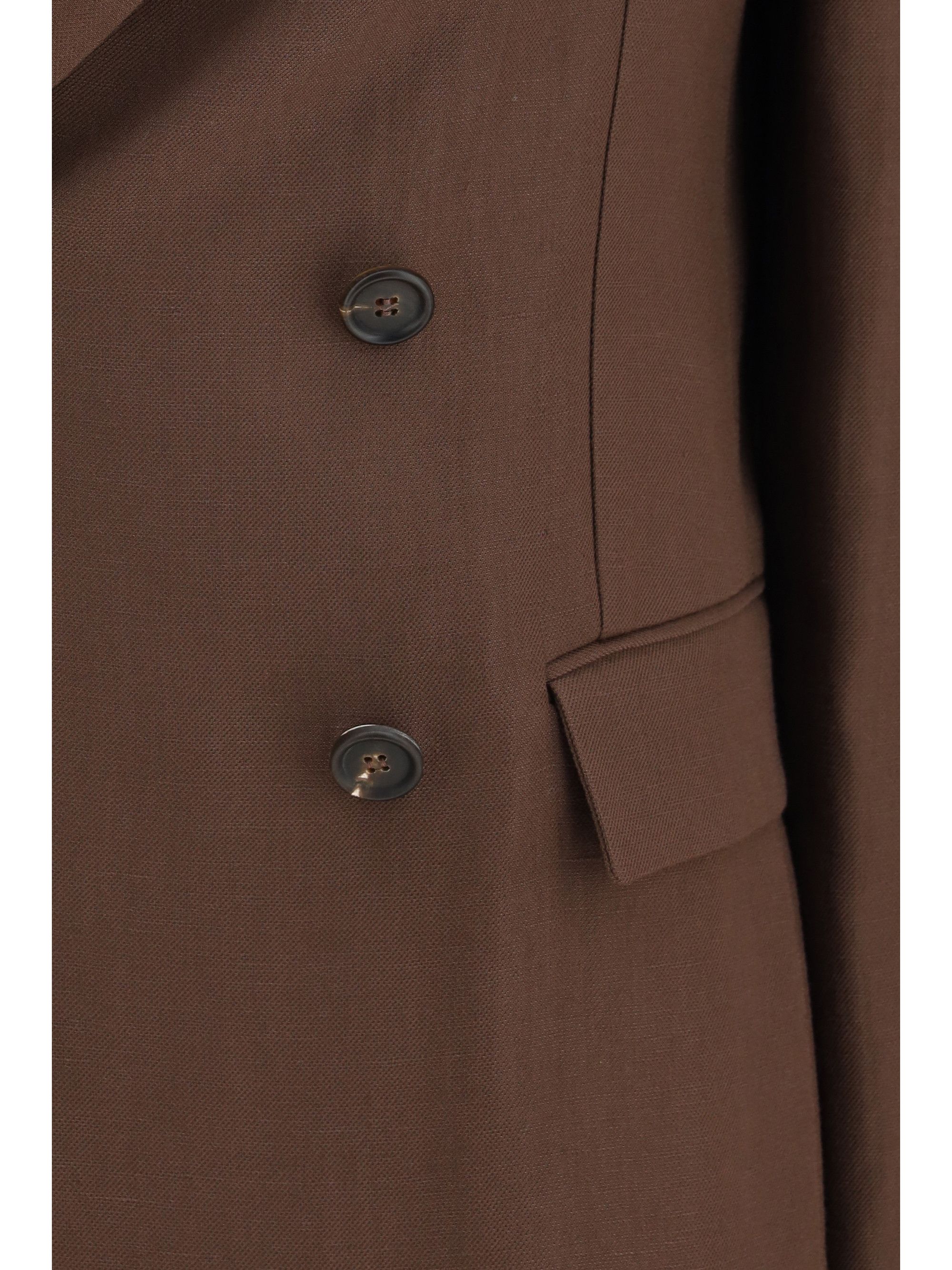 Brunello Cucinelli Peak Lapels Double-Breasted Blazer Size M / US 6-8 / IT 42-44 - 3 Thumbnail