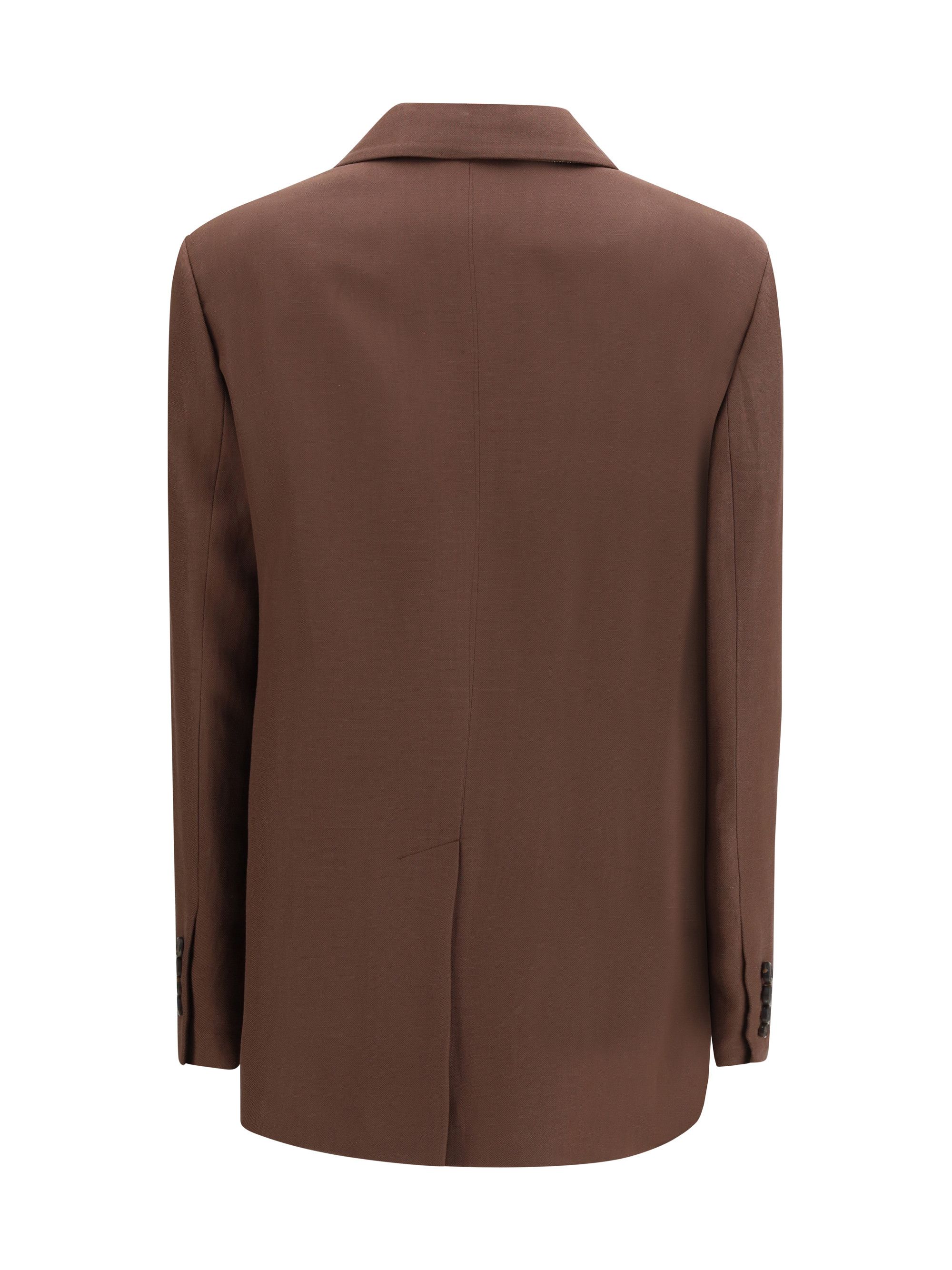 Brunello Cucinelli Peak Lapels Double-Breasted Blazer Size M / US 6-8 / IT 42-44 - 2 Thumbnail