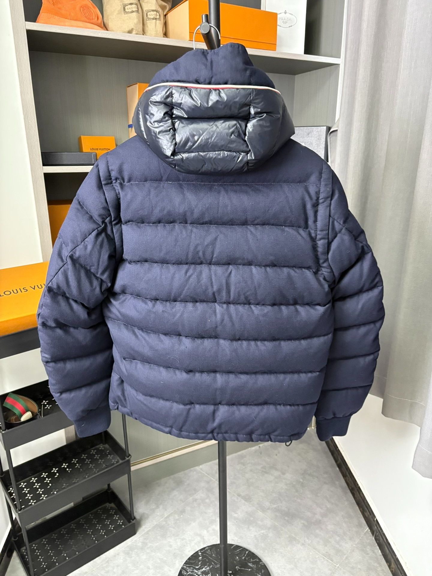 Moncler Moncler Down Blue Heavy Coat S Men Size US S / EU 44-46 / 1 - 2 Thumbnail