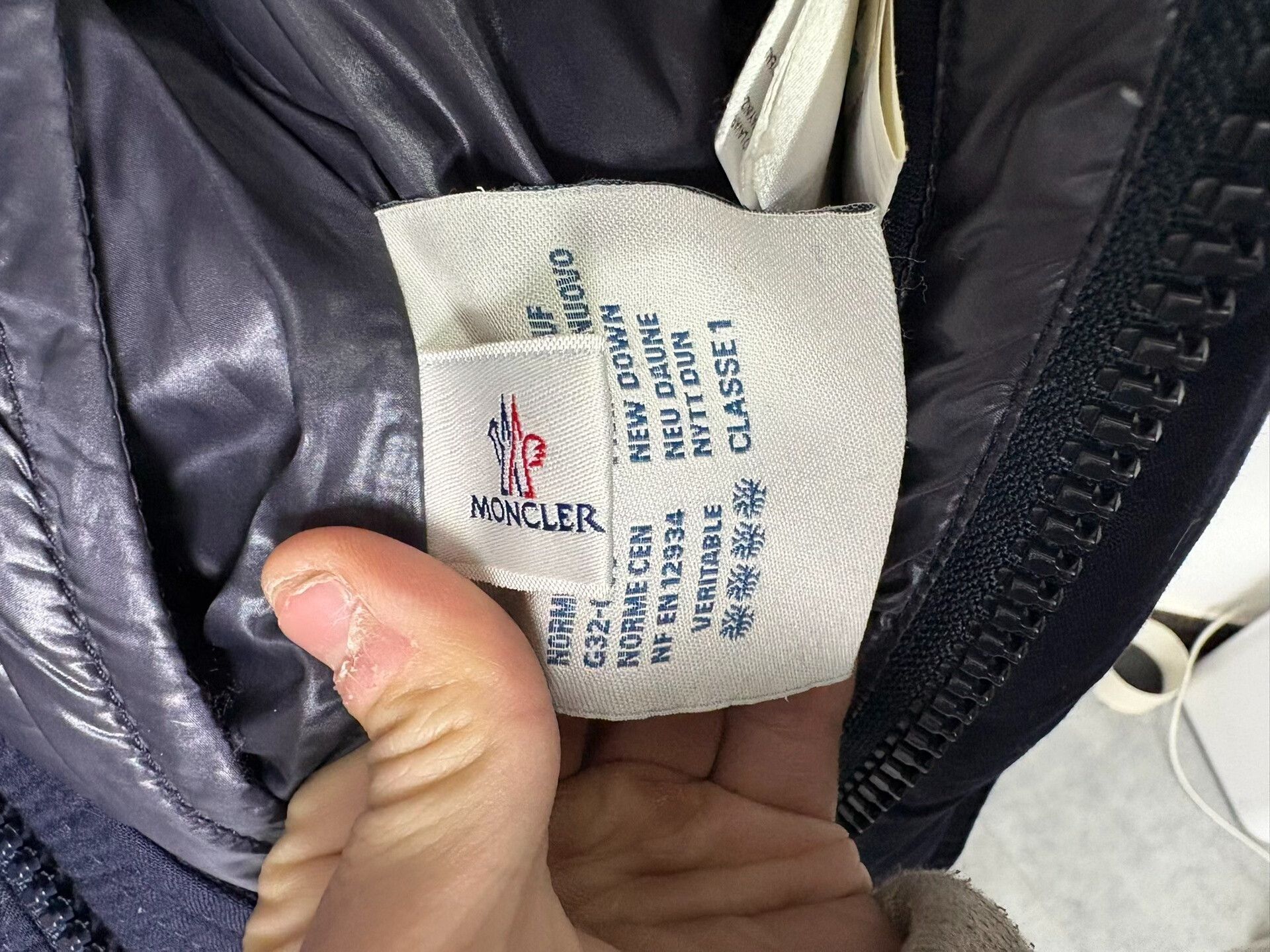 Moncler Moncler Down Blue Heavy Coat S Men Size US S / EU 44-46 / 1 - 7 Thumbnail