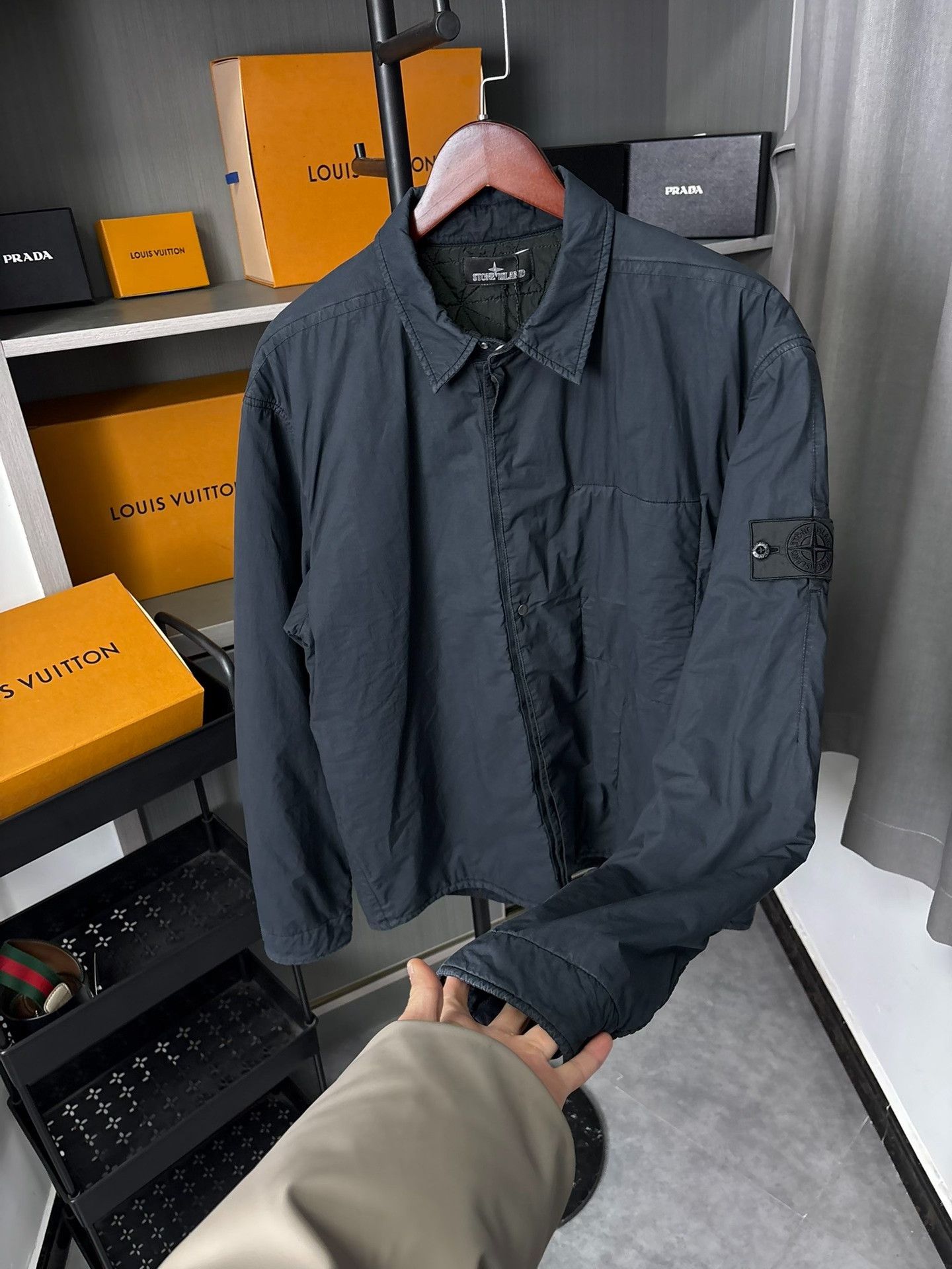 Stone Island Stone Island Black Light Jacket XL Men Size US XL / EU 56 / 4 - 6 Thumbnail