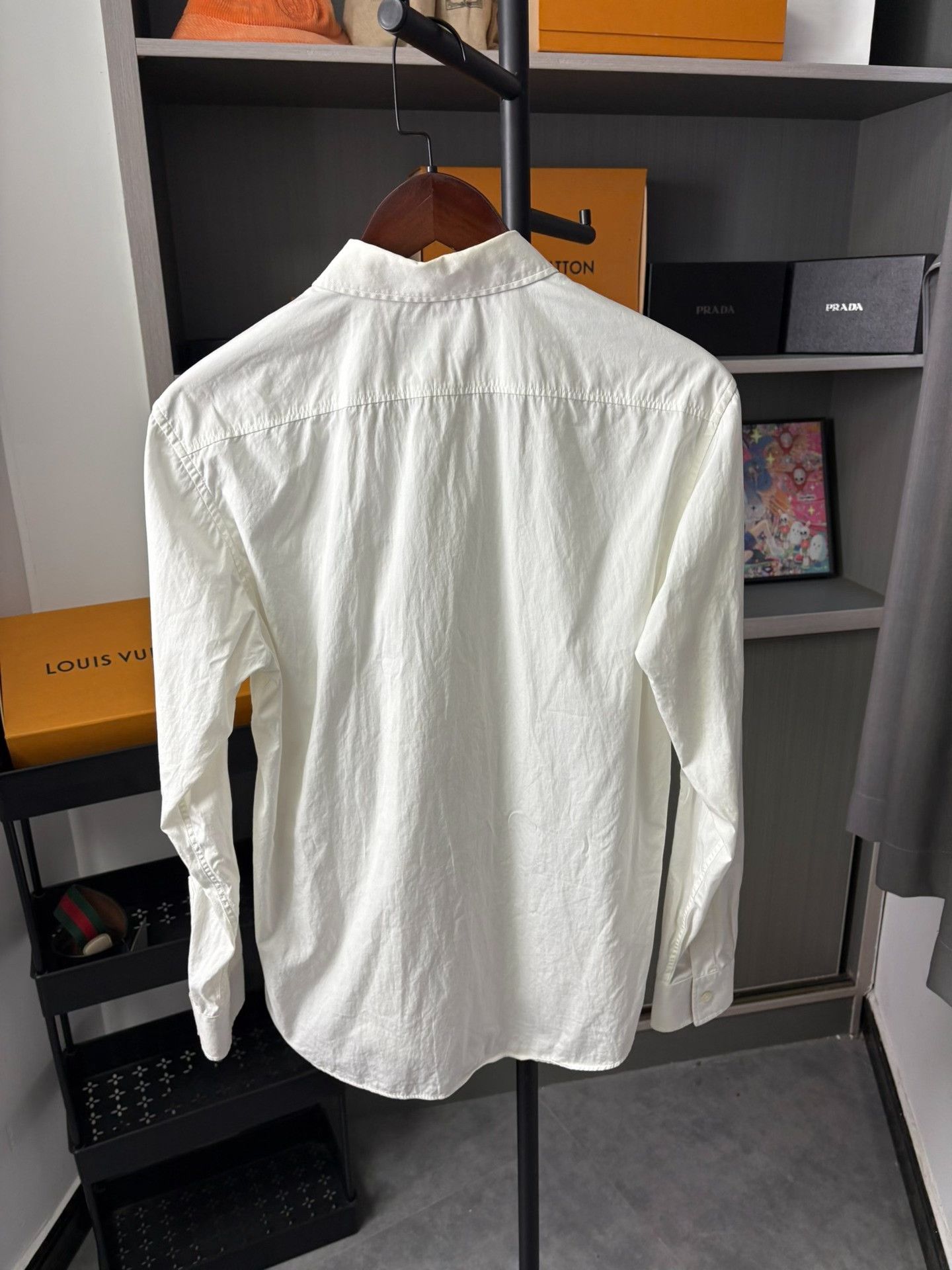 Burberry Burberry Embroidered White Shirt S Men Size US S / EU 44-46 / 1 - 7 Thumbnail