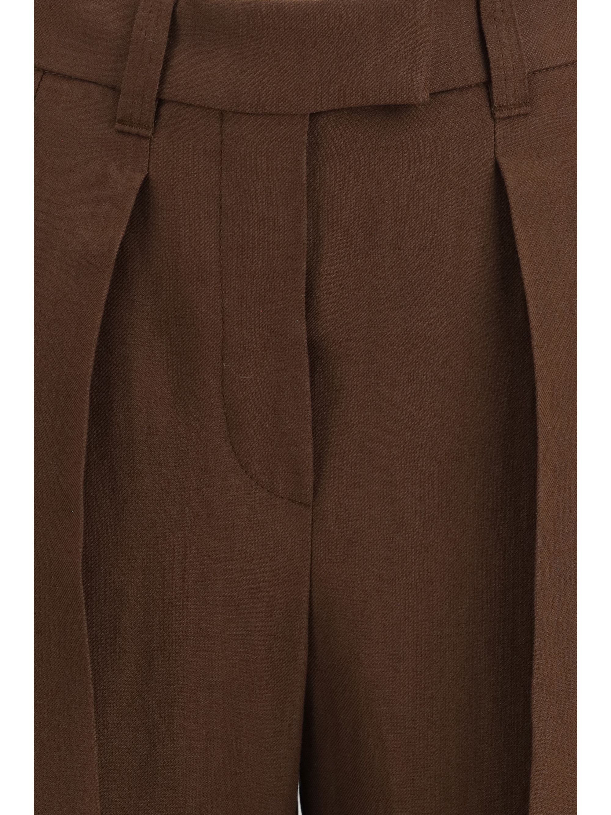 Brunello Cucinelli Linen Pants Size 28" / US 6 / IT 42 - 3 Thumbnail