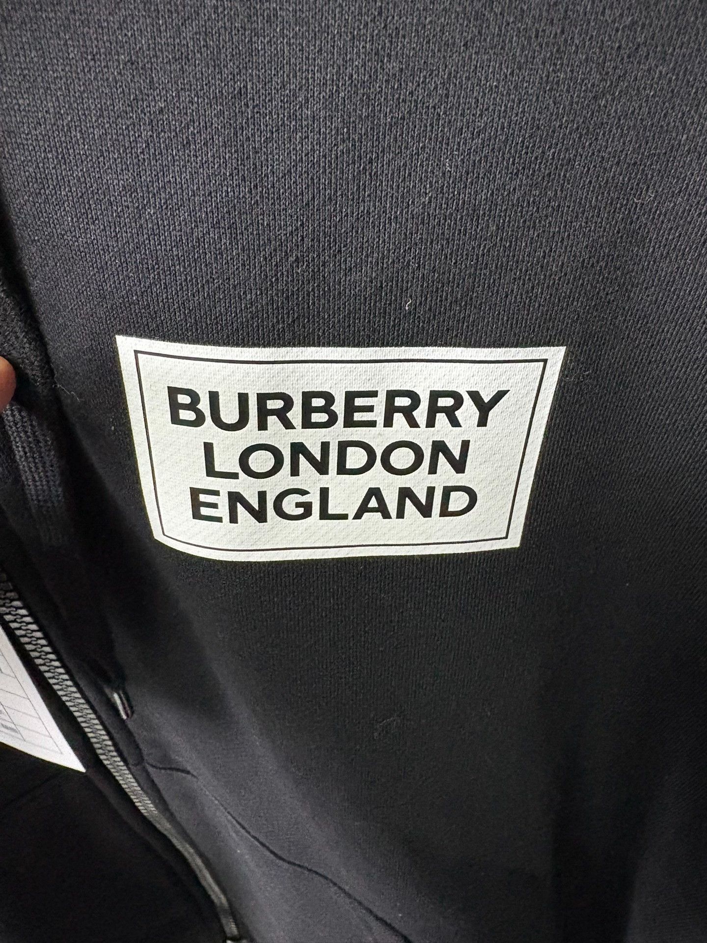 Burberry Burberry Black Hoodie XS Men Size US XS / EU 42 / 0 - 5 Thumbnail