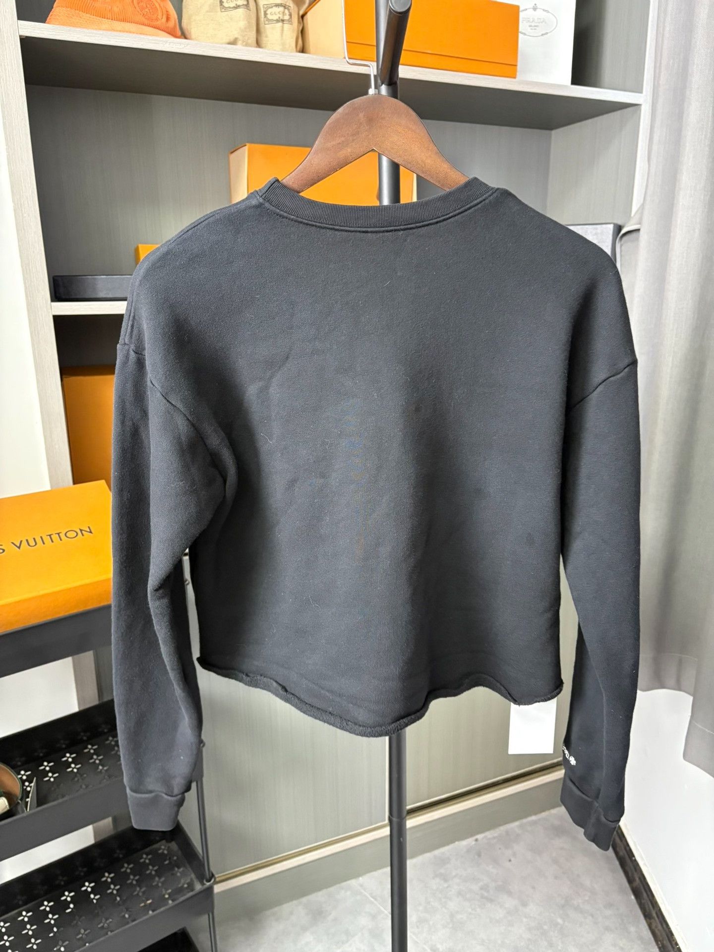 Chrome Hearts Chrome Hearts Cropped Black Hoodie M Men Size US M / EU 48-50 / 2 - 3 Thumbnail