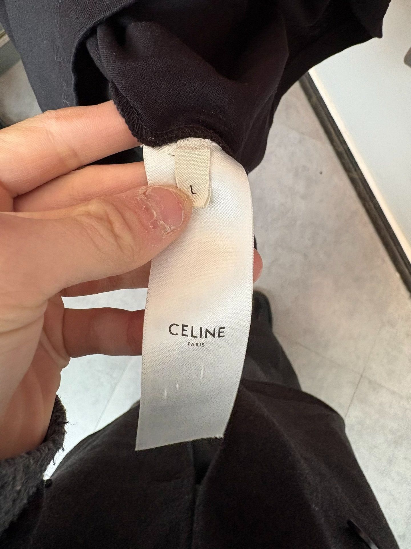 Celine Celine Black T-Shirt L Men Size US L / EU 52-54 / 3 - 4 Thumbnail
