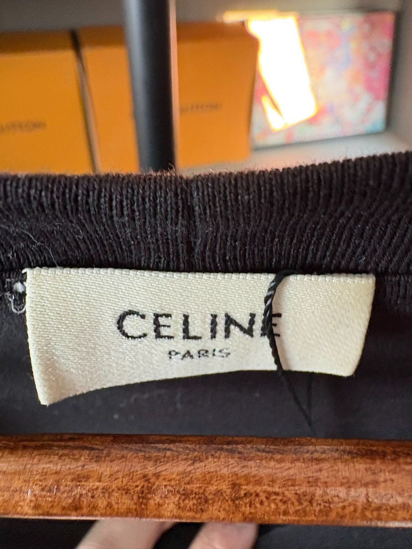 Celine Celine Black T-Shirt L Men Size US L / EU 52-54 / 3 - 2 Thumbnail
