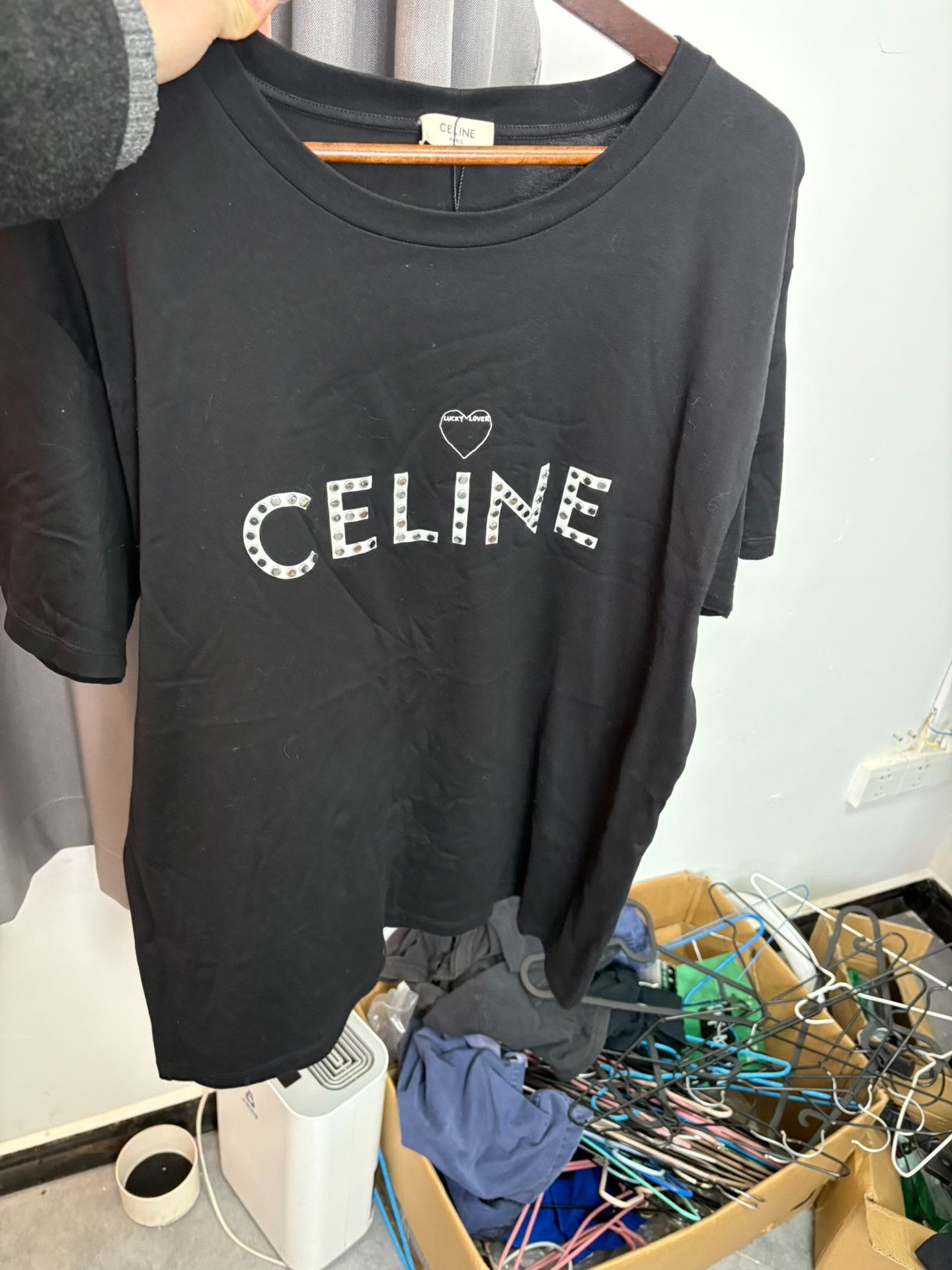 Celine Celine Black T-Shirt L Men Size US L / EU 52-54 / 3 - 7 Thumbnail