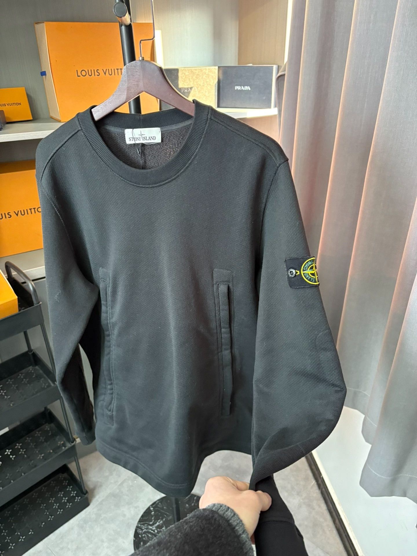 Stone Island Stone Island Black Hoodie XL Men Size US XL / EU 56 / 4 - 6 Thumbnail
