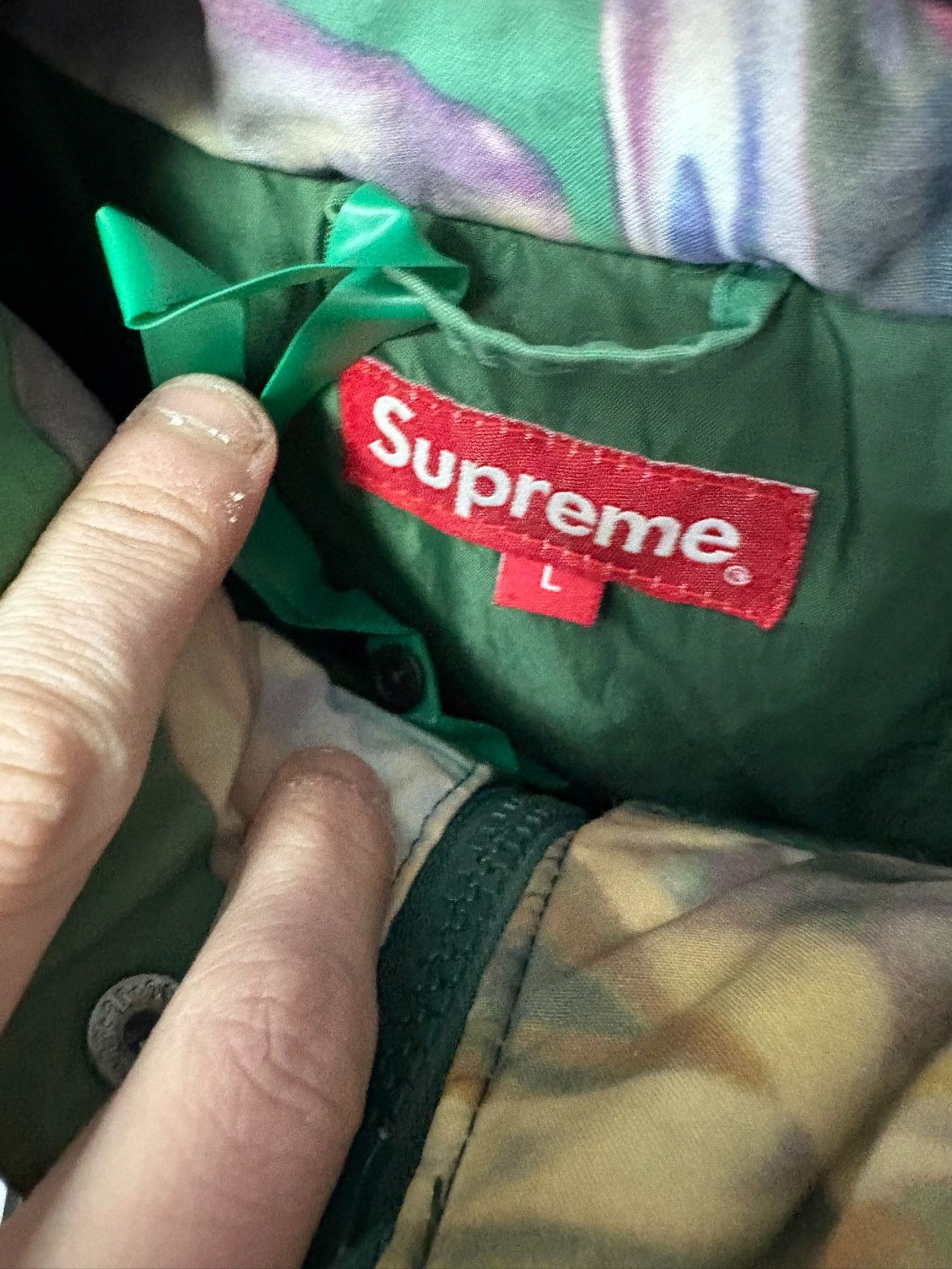 Supreme Supreme Down Green Heavy Coat L Men Size US L / EU 52-54 / 3 - 3 Thumbnail