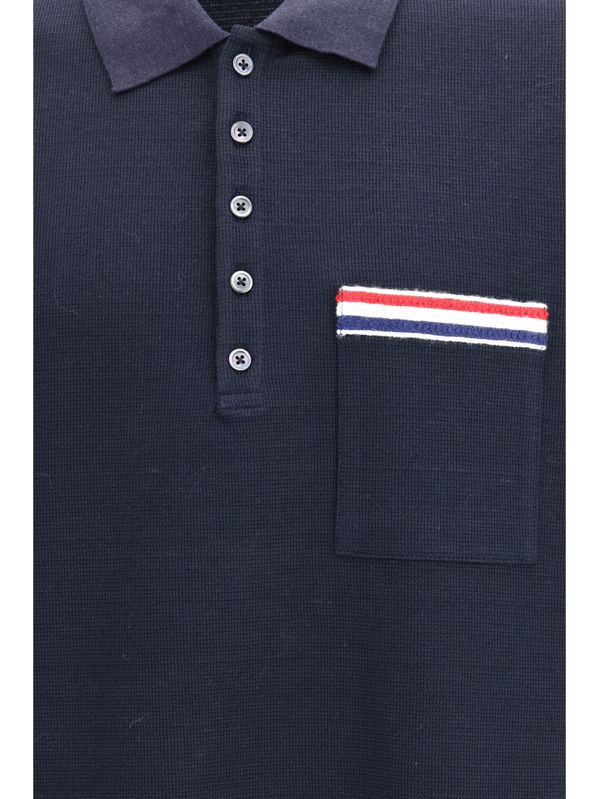Thom Browne Short-sleeve Polo with chest pocket Size US XL / EU 56 / 4 - 3 Thumbnail