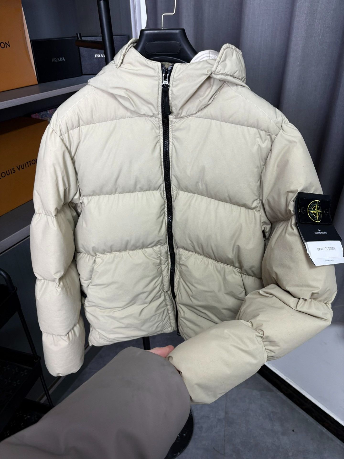 Stone Island Stone Island Down Beige Heavy Coat M Men Size US M / EU 48-50 / 2 - 8 Thumbnail