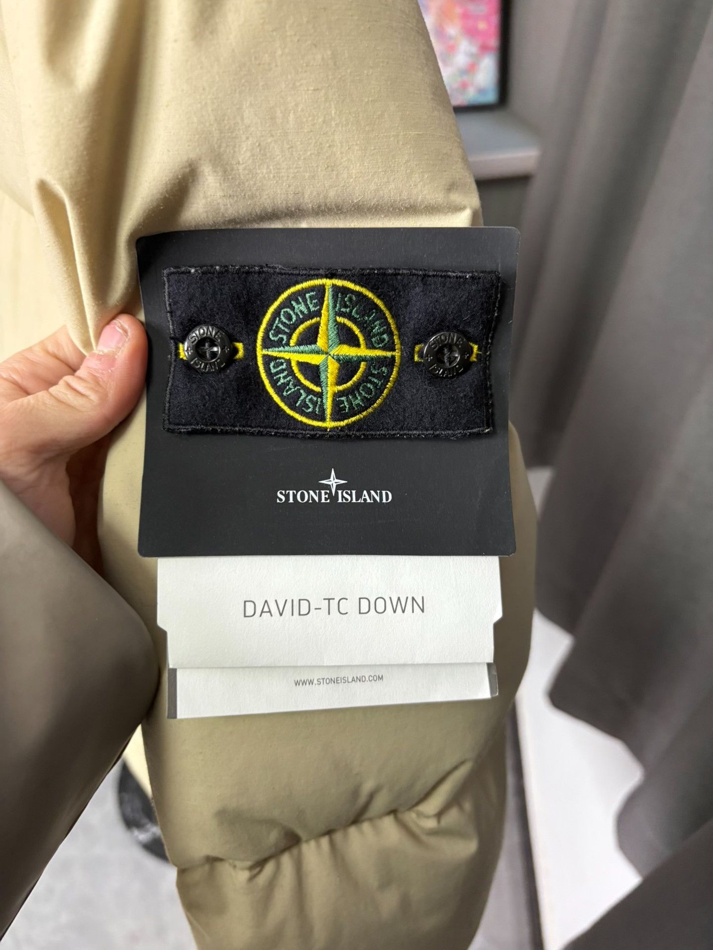 Stone Island Stone Island Down Beige Heavy Coat M Men Size US M / EU 48-50 / 2 - 2 Thumbnail