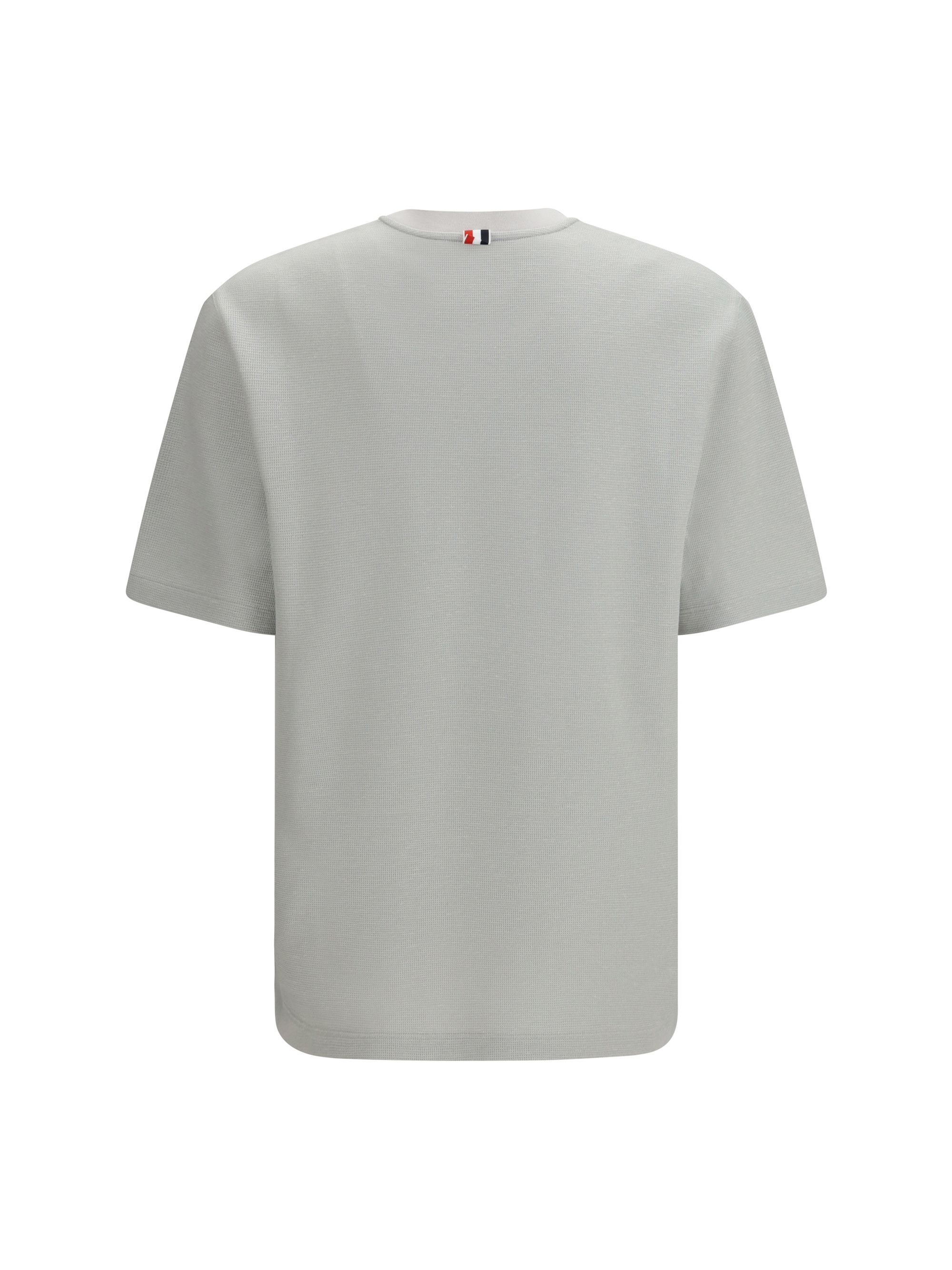 Thom Browne Short-sleeve cotton-linen T-shirt Size US L / EU 52-54 / 3 - 2 Thumbnail