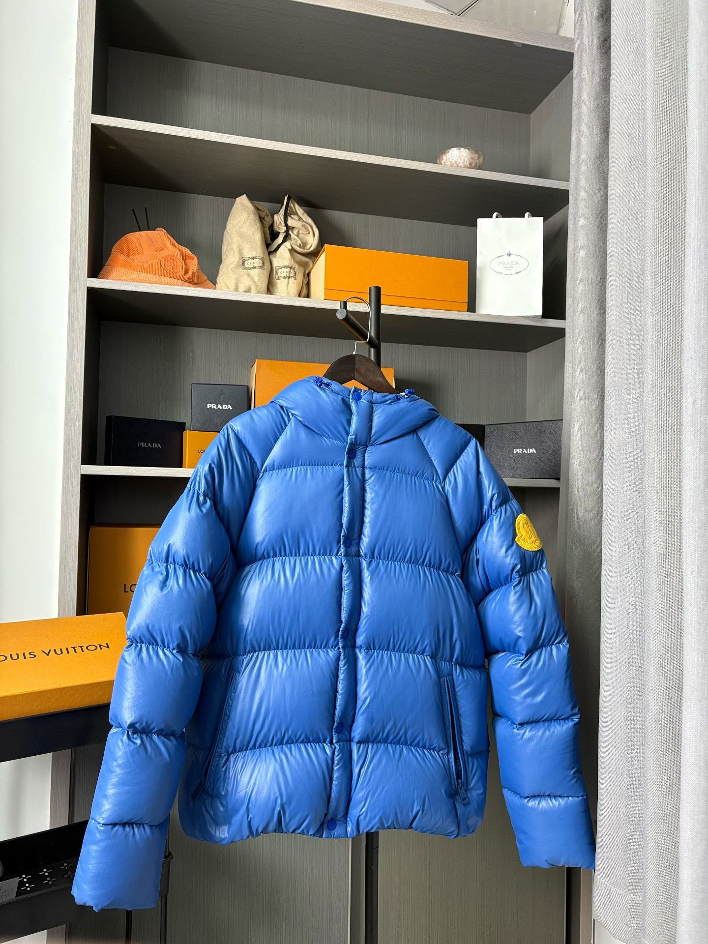 Moncler Moncler Down Blue Heavy Coat L Men Size US L / EU 52-54 / 3 - 2 Thumbnail