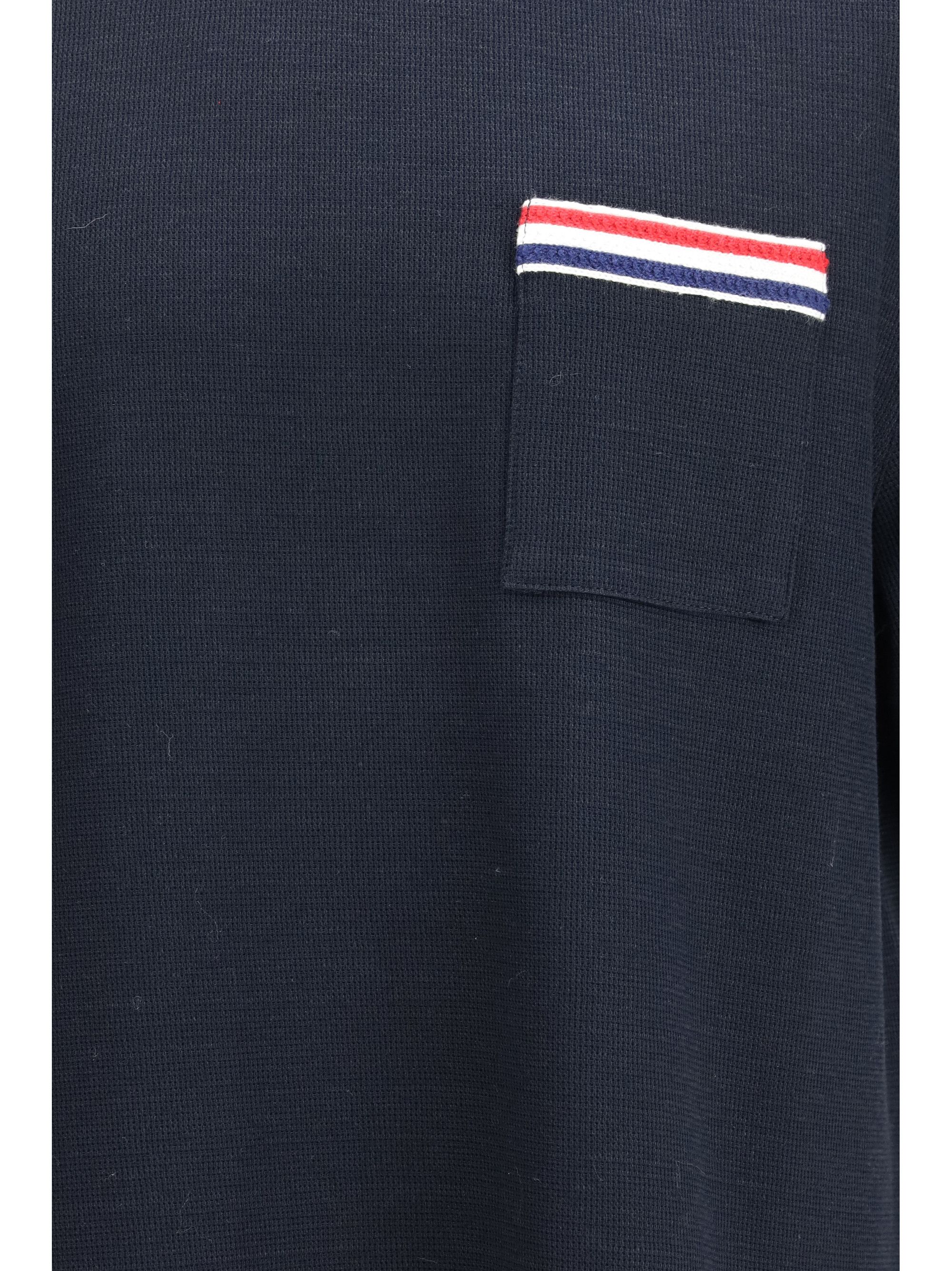 Thom Browne Short-sleeve cotton-linen T-shirt Size US L / EU 52-54 / 3 - 3 Thumbnail