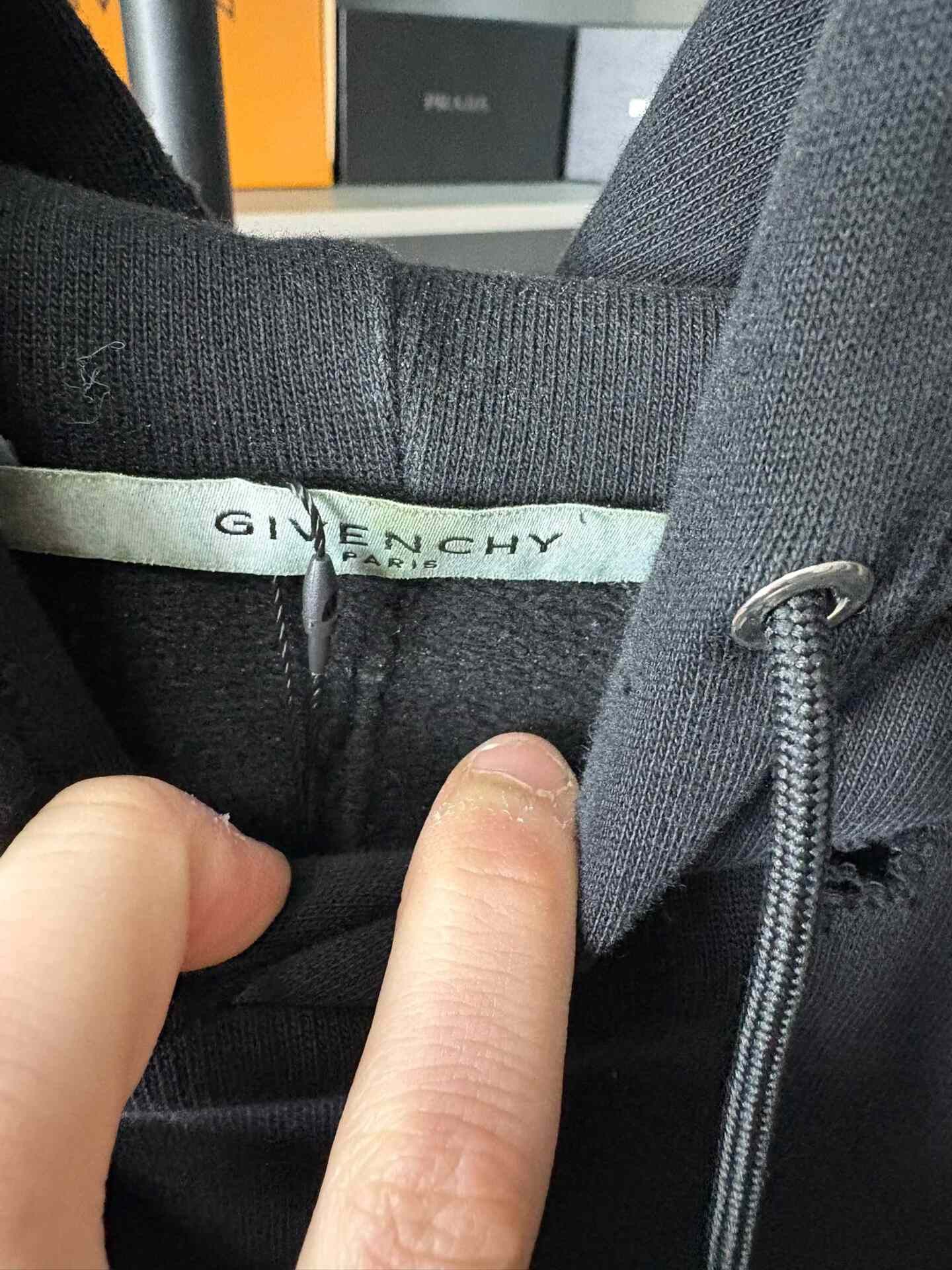 Givenchy Givenchy Distressed Blue Hoodie S Men Size US S / EU 44-46 / 1 - 3 Thumbnail