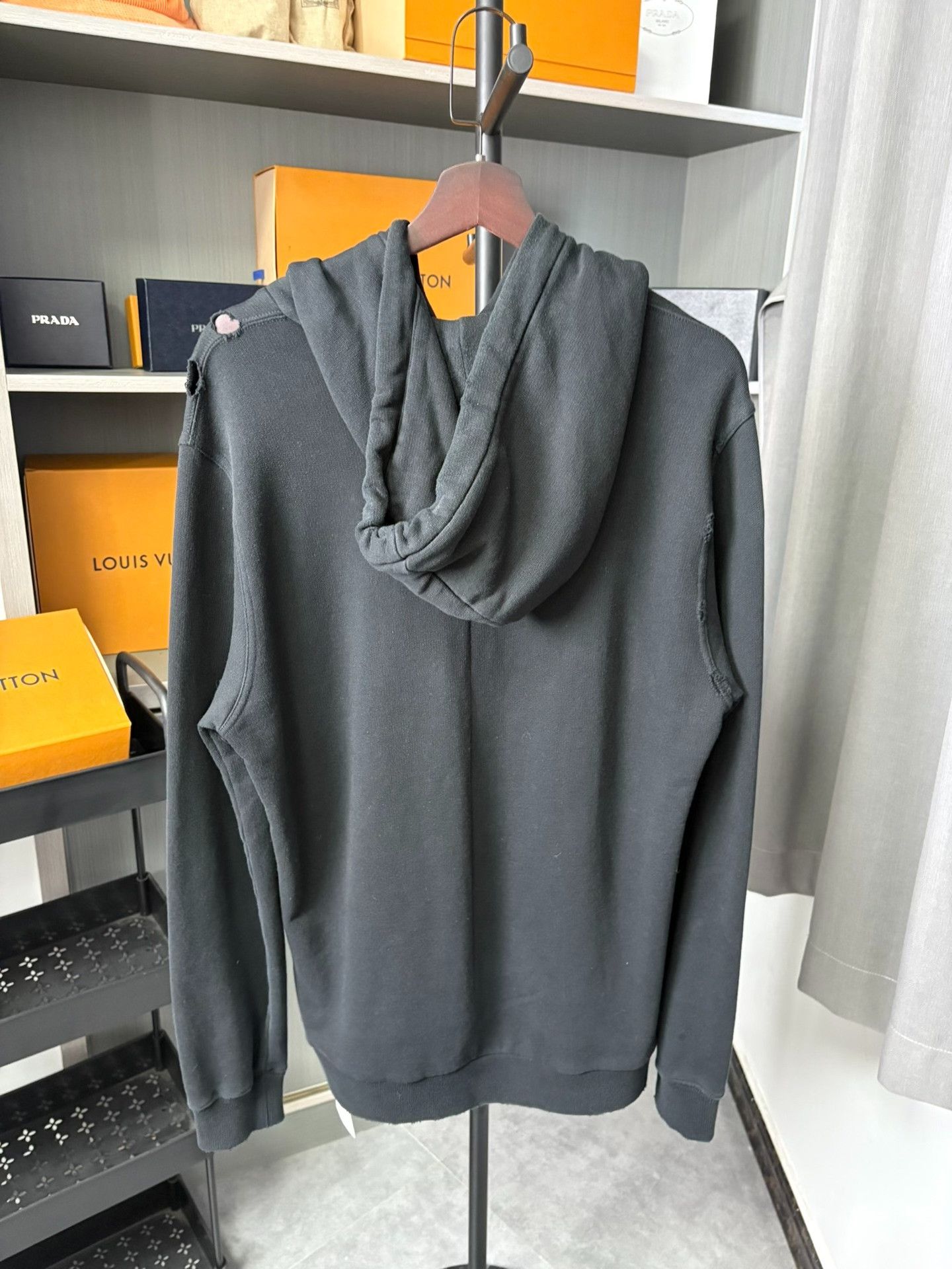 Givenchy Givenchy Distressed Blue Hoodie S Men Size US S / EU 44-46 / 1 - 5 Thumbnail