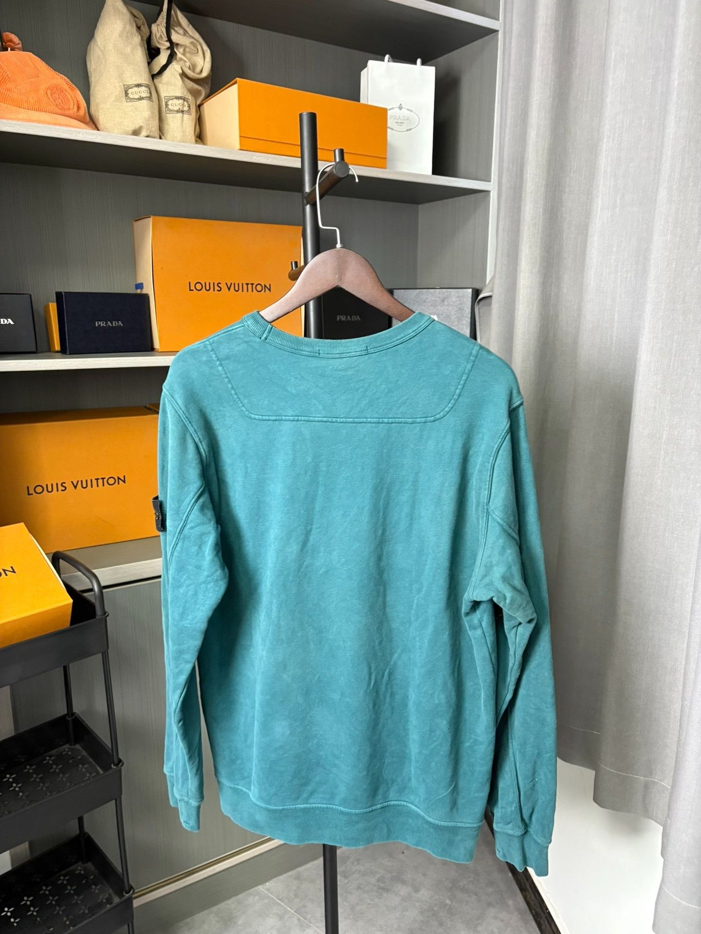 Stone Island Stone Island Blue Hoodie L Men Size US L / EU 52-54 / 3 - 4 Thumbnail