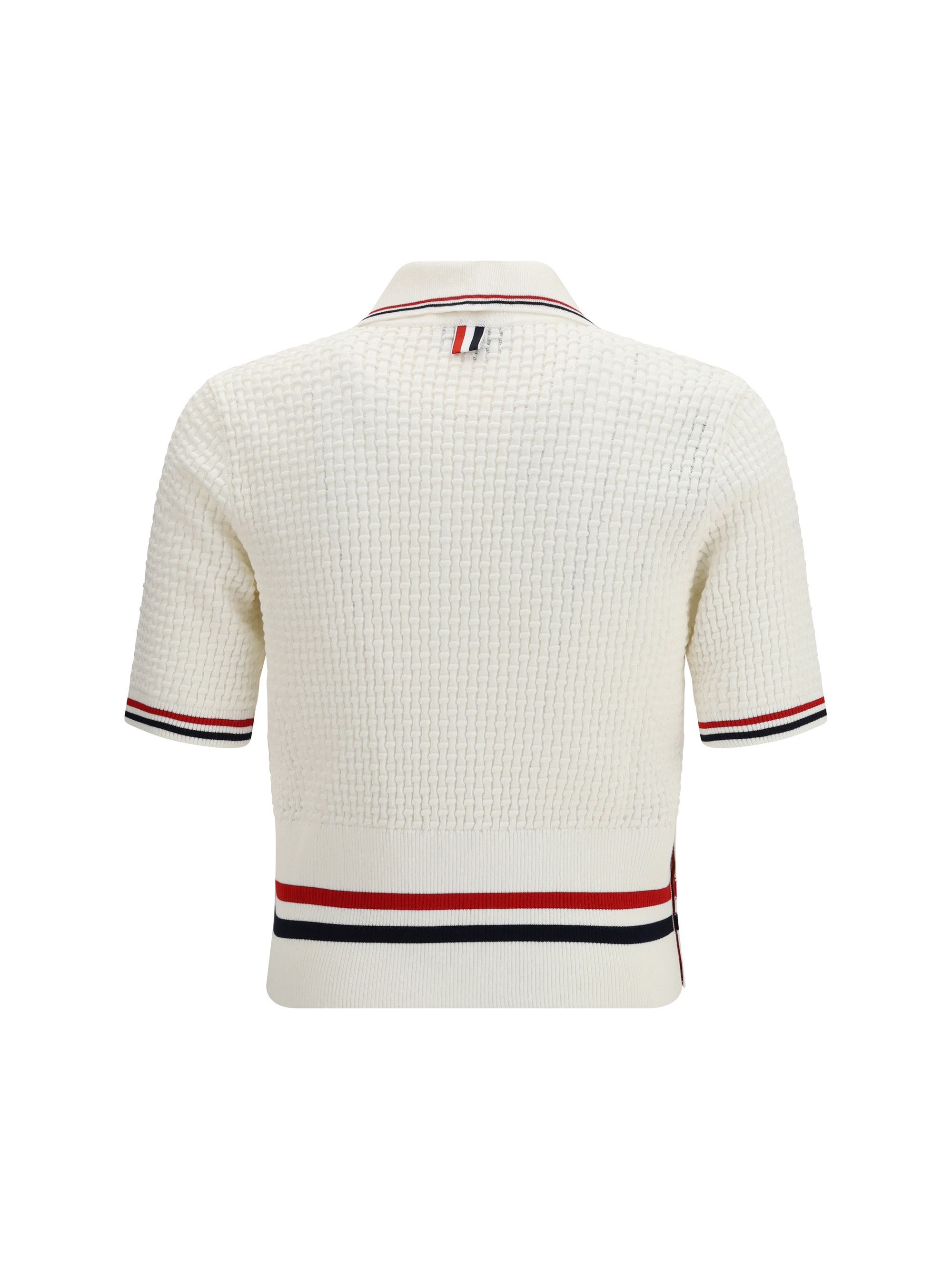 Thom Browne Woven cotton Polo Shirt Size US XL / EU 56 / 4 - 2 Thumbnail