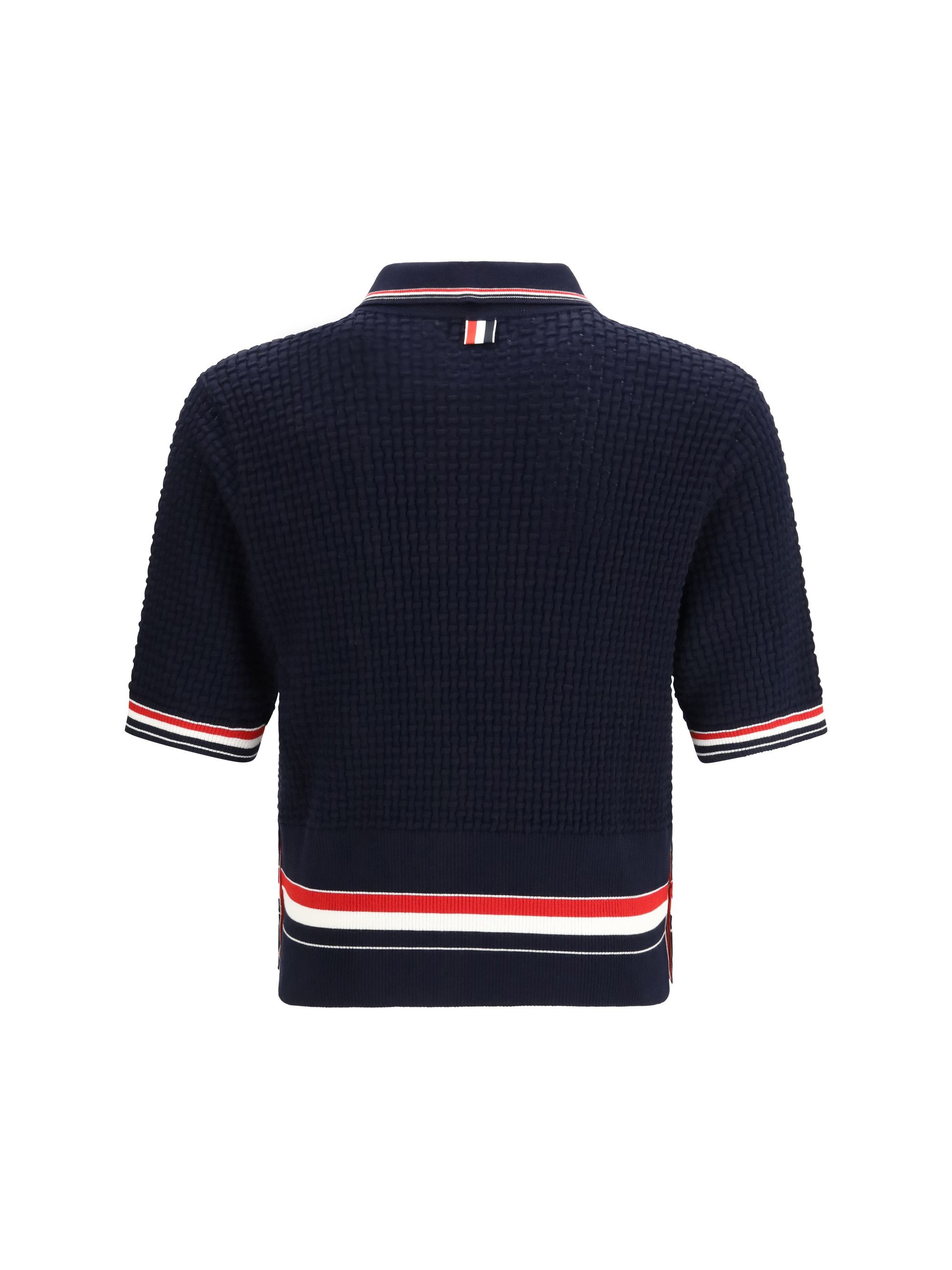 Thom Browne Woven cotton Polo Shirt Size US XL / EU 56 / 4 - 2 Thumbnail
