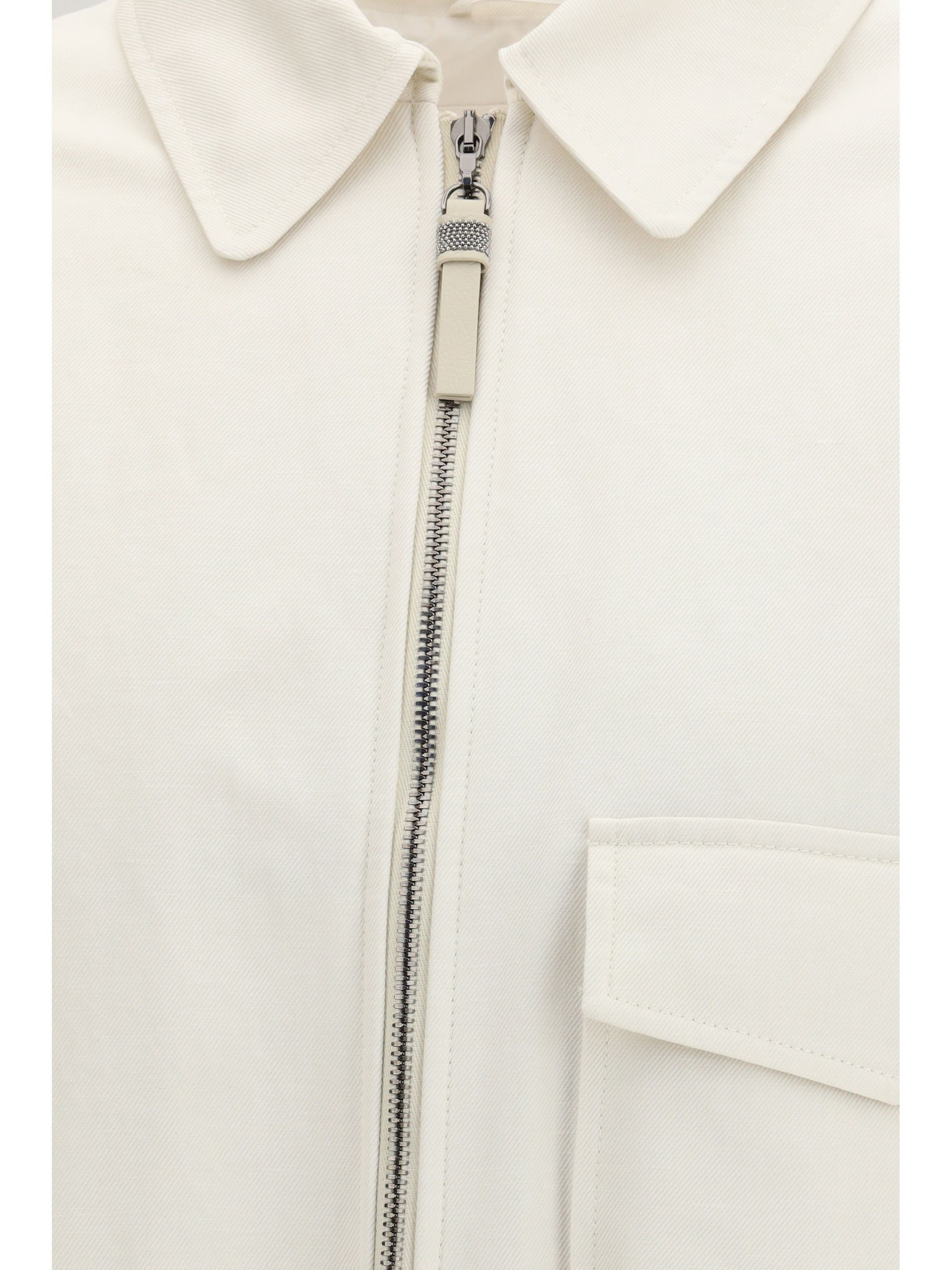 Brunello Cucinelli Linen Jacket Size M / US 6-8 / IT 42-44 - 3 Thumbnail