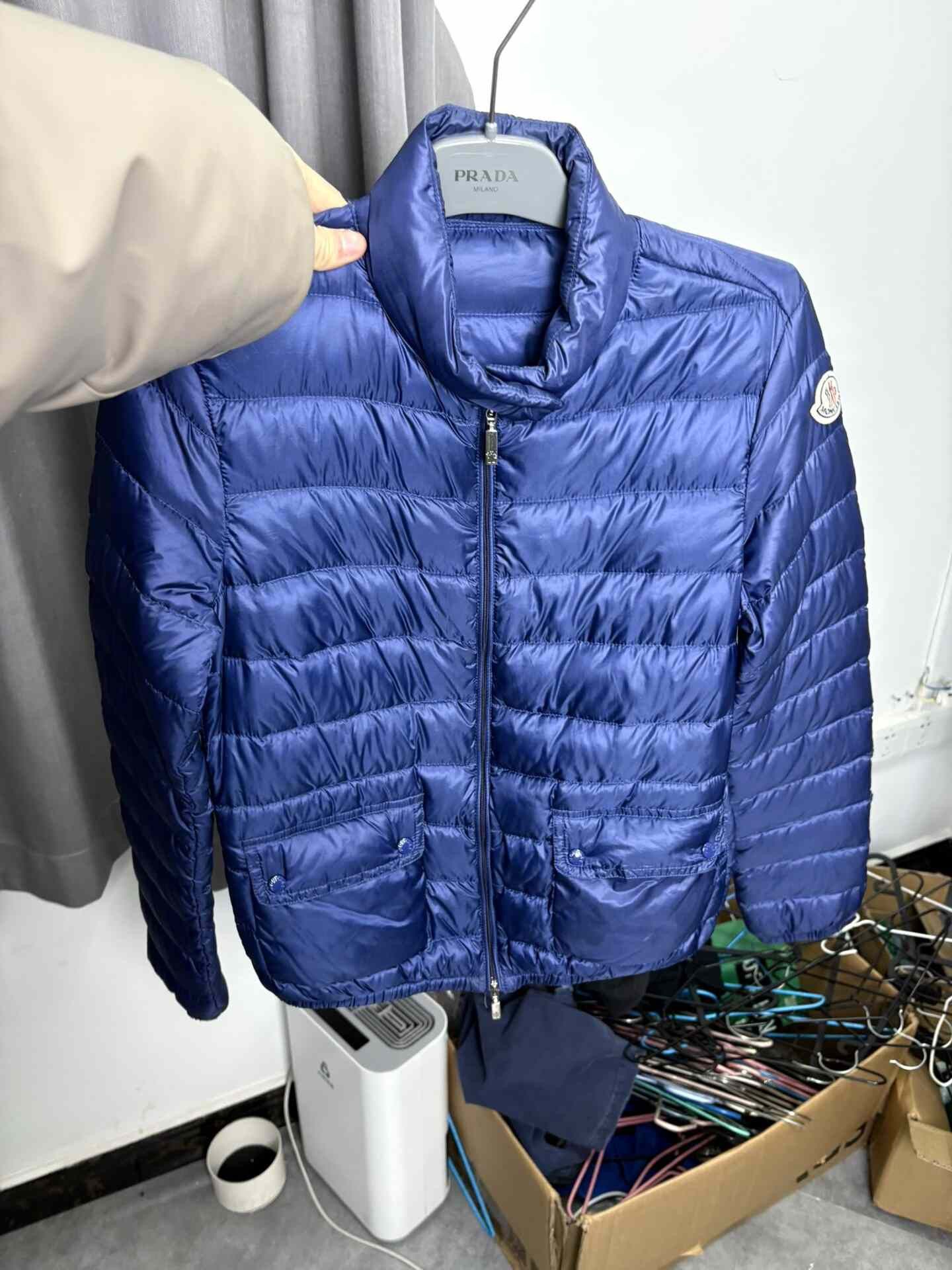 Moncler Moncler Down Blue Heavy Coat L Men Size US L / EU 52-54 / 3 - 8 Thumbnail