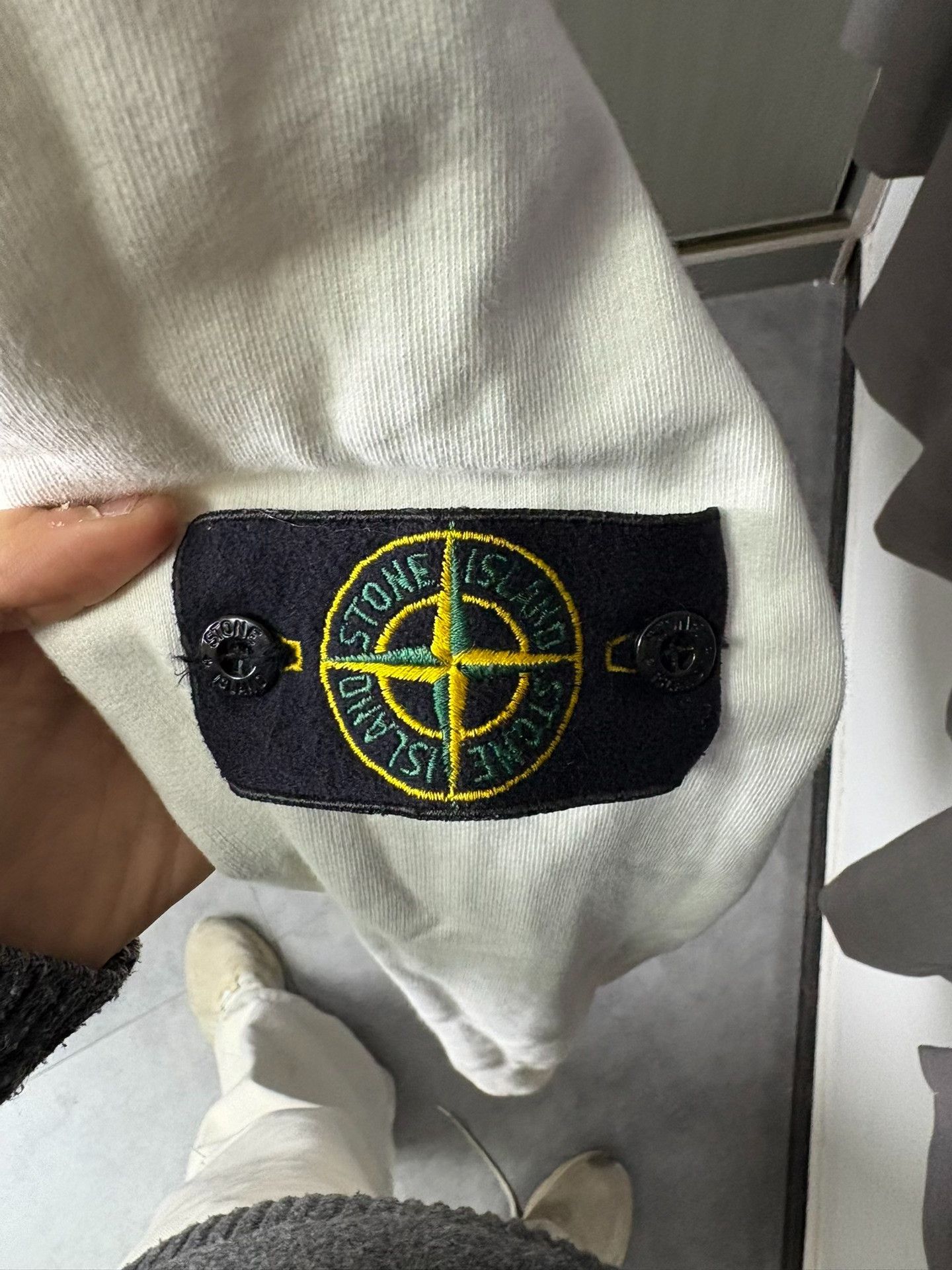 Stone Island Stone Island White Hoodie XXXL Men Size US XXL / EU 58 / 5 - 3 Thumbnail