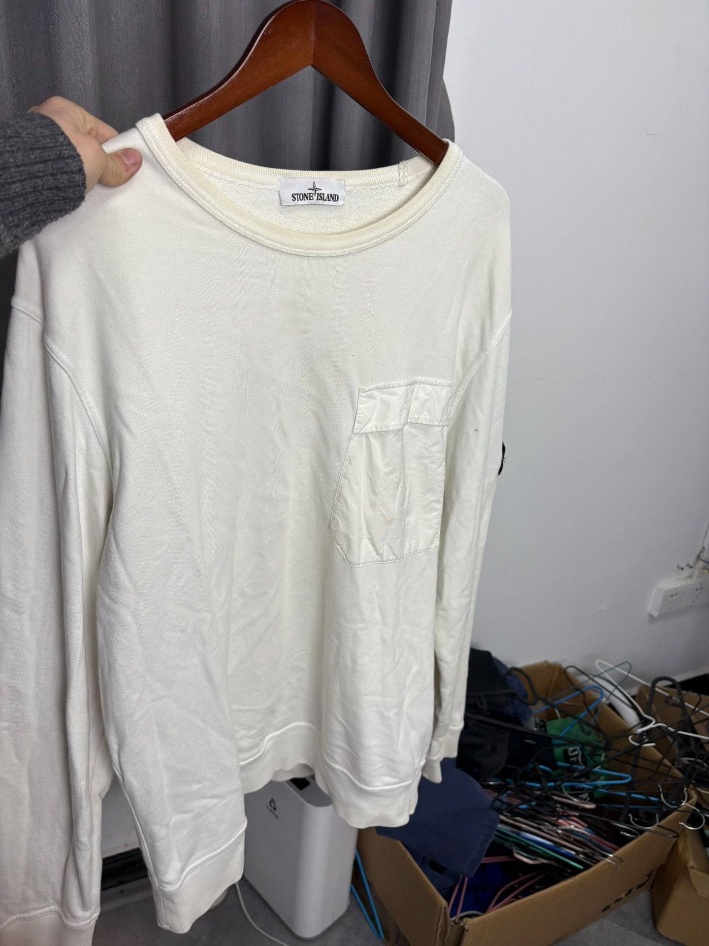 Stone Island Stone Island White Hoodie XXXL Men Size US XXL / EU 58 / 5 - 6 Thumbnail