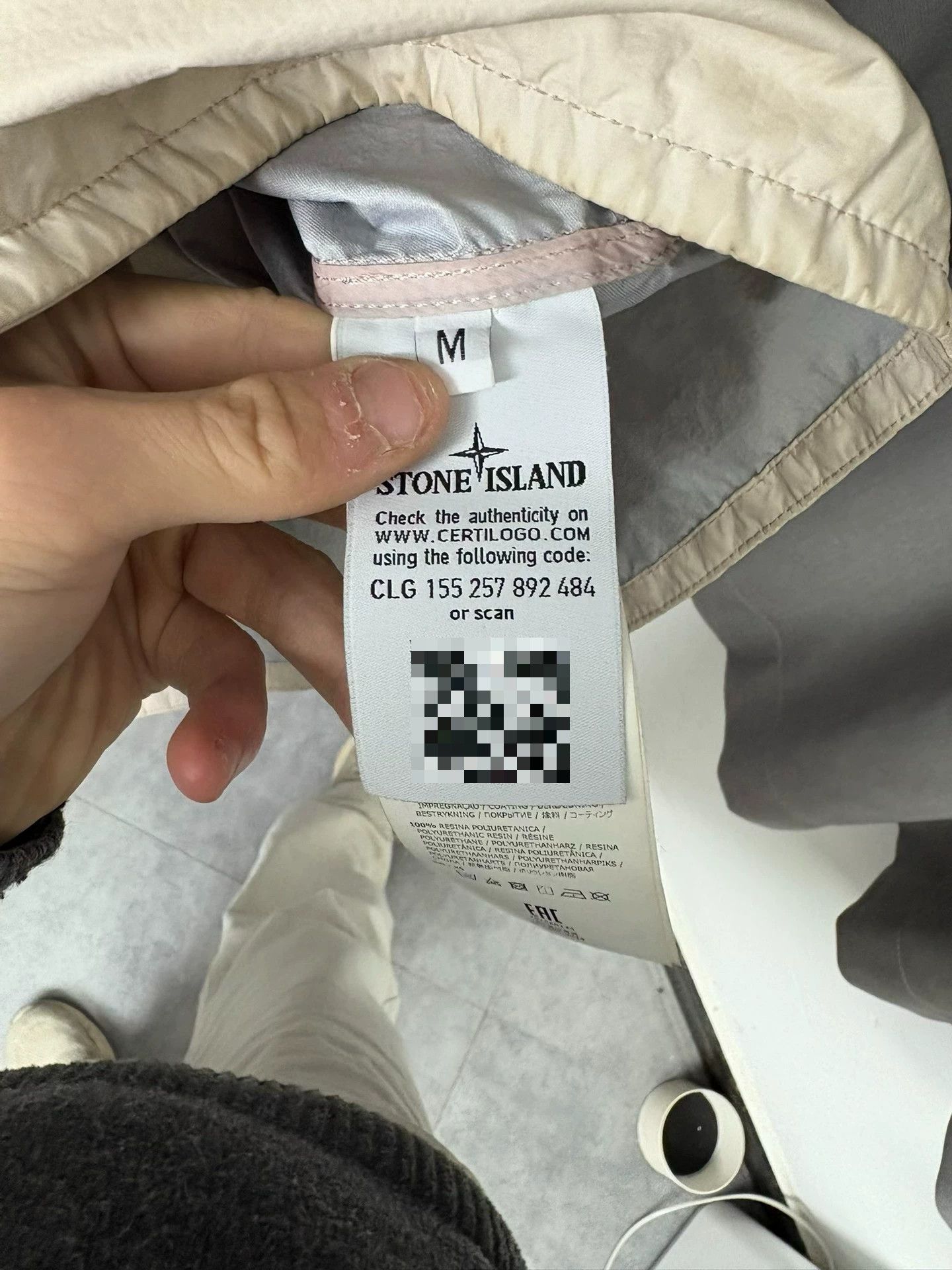 Stone Island Stone Island White Light Jacket M Men Size US M / EU 48-50 / 2 - 5 Thumbnail