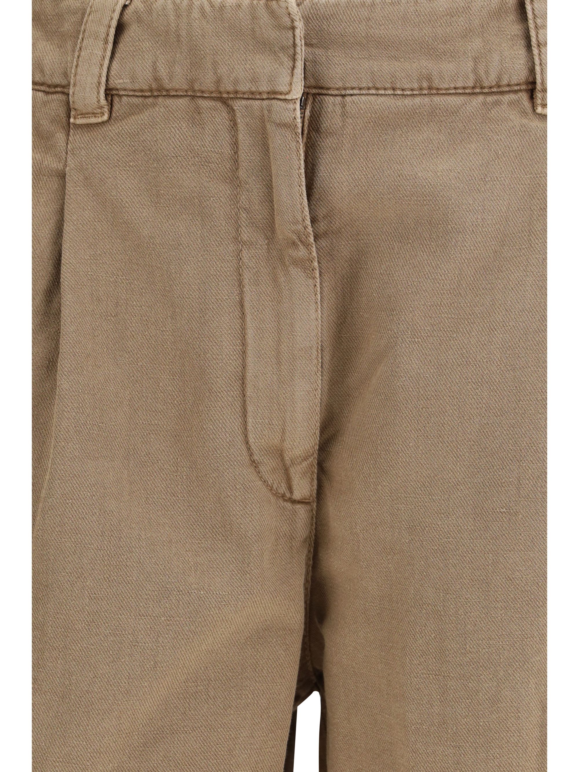 Brunello Cucinelli Linen Shorts Size 30" / US 8 / IT 44 - 3 Thumbnail