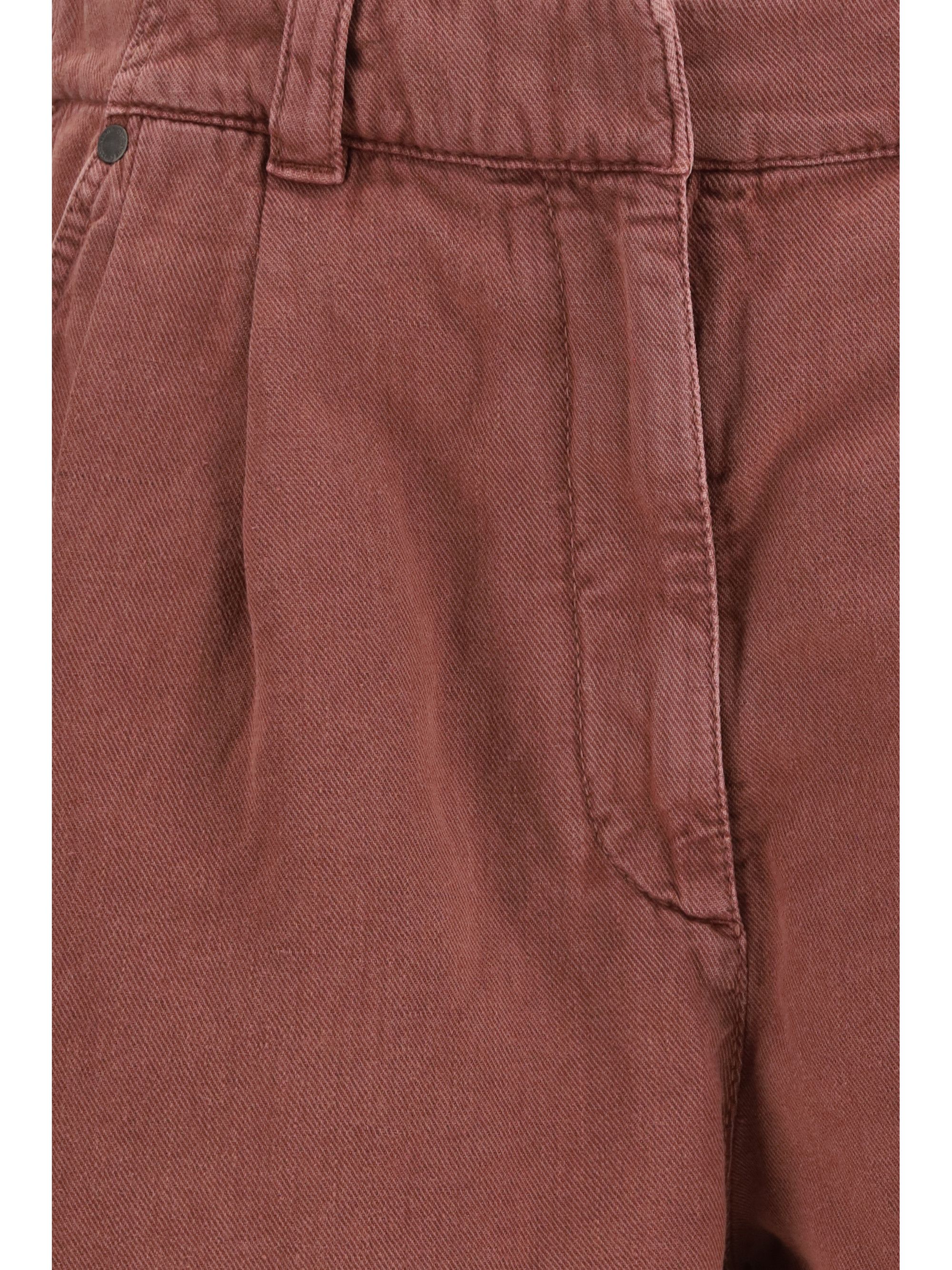 Brunello Cucinelli Linen Shorts Size 28" / US 6 / IT 42 - 3 Thumbnail