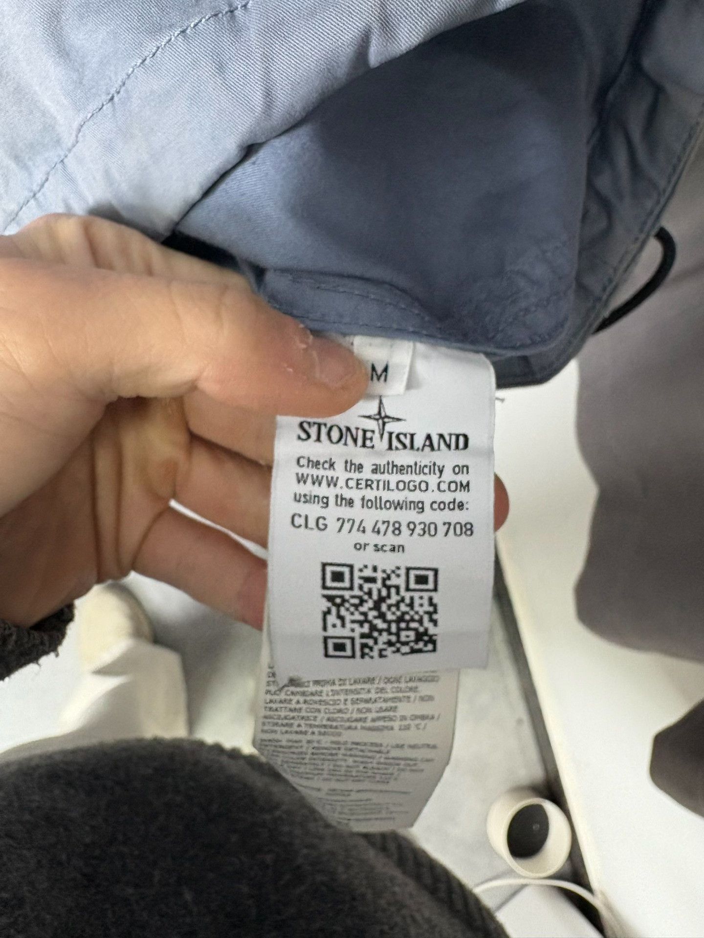 Stone Island Stone Island Cargo Gray Hoodie M Men Size US M / EU 48-50 / 2 - 6 Thumbnail