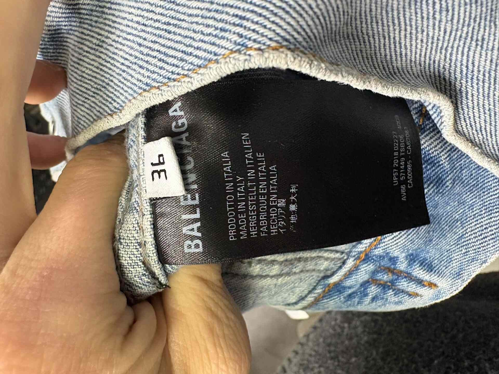 Balenciaga Balenciaga Denim Blue Light Jacket 36 Men Size US S / EU 44-46 / 1 - 6 Thumbnail