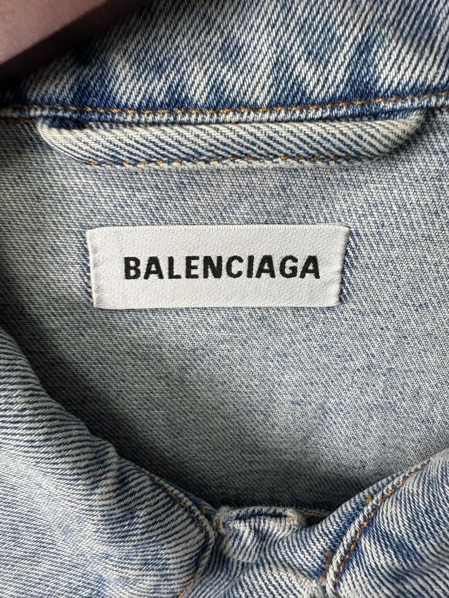 Balenciaga Balenciaga Denim Blue Light Jacket 36 Men Size US S / EU 44-46 / 1 - 2 Thumbnail