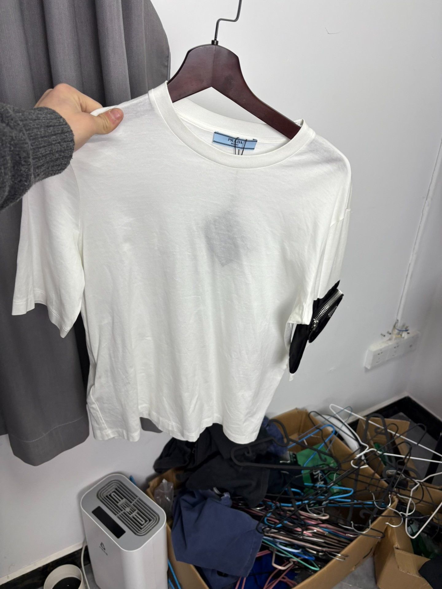 Prada Prada White T-Shirt S Men Size US S / EU 44-46 / 1 - 7 Thumbnail