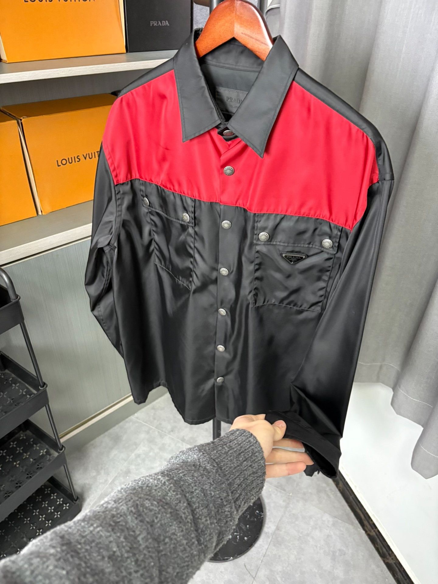 Prada Prada Black Shirt XXL Men Size US XXL / EU 58 / 5 - 6 Thumbnail
