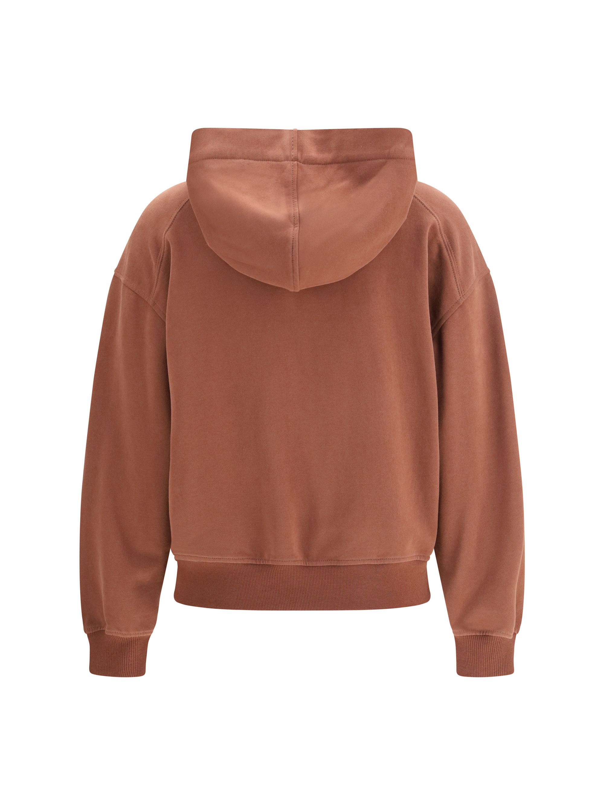 Brunello Cucinelli Hooded Smooth Cotton Sweatshirt with Shiny Zipper Pull Size XL / US 12-14 / IT 48-50 - 2 Thumbnail